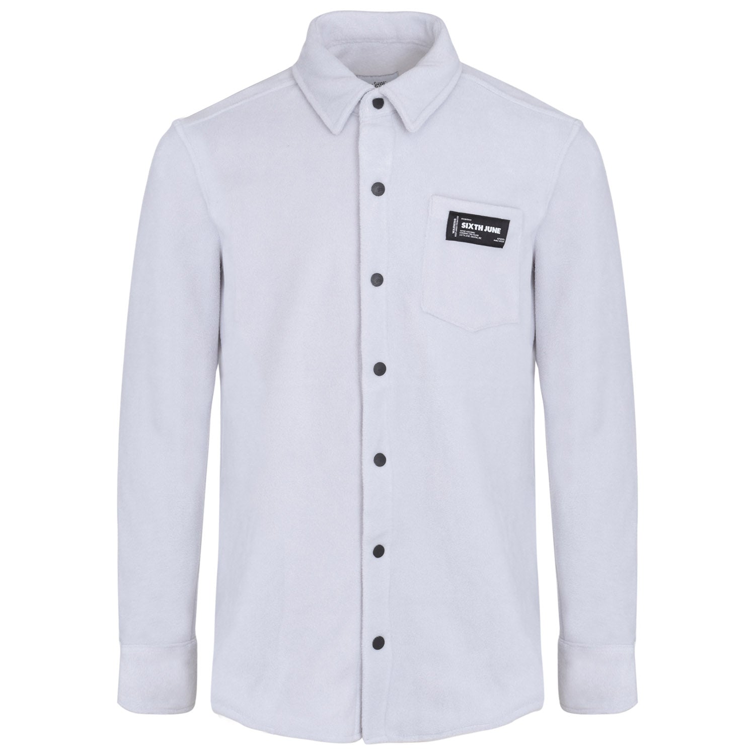 Sixth June - Chemise polaire poche Gris clair