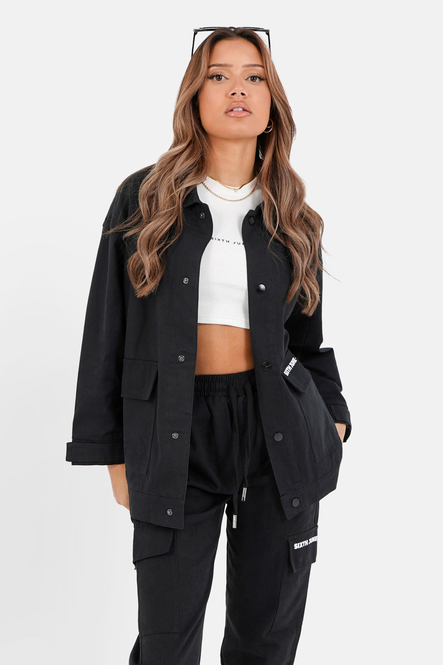 Sixth June - Veste travail oversize Noir