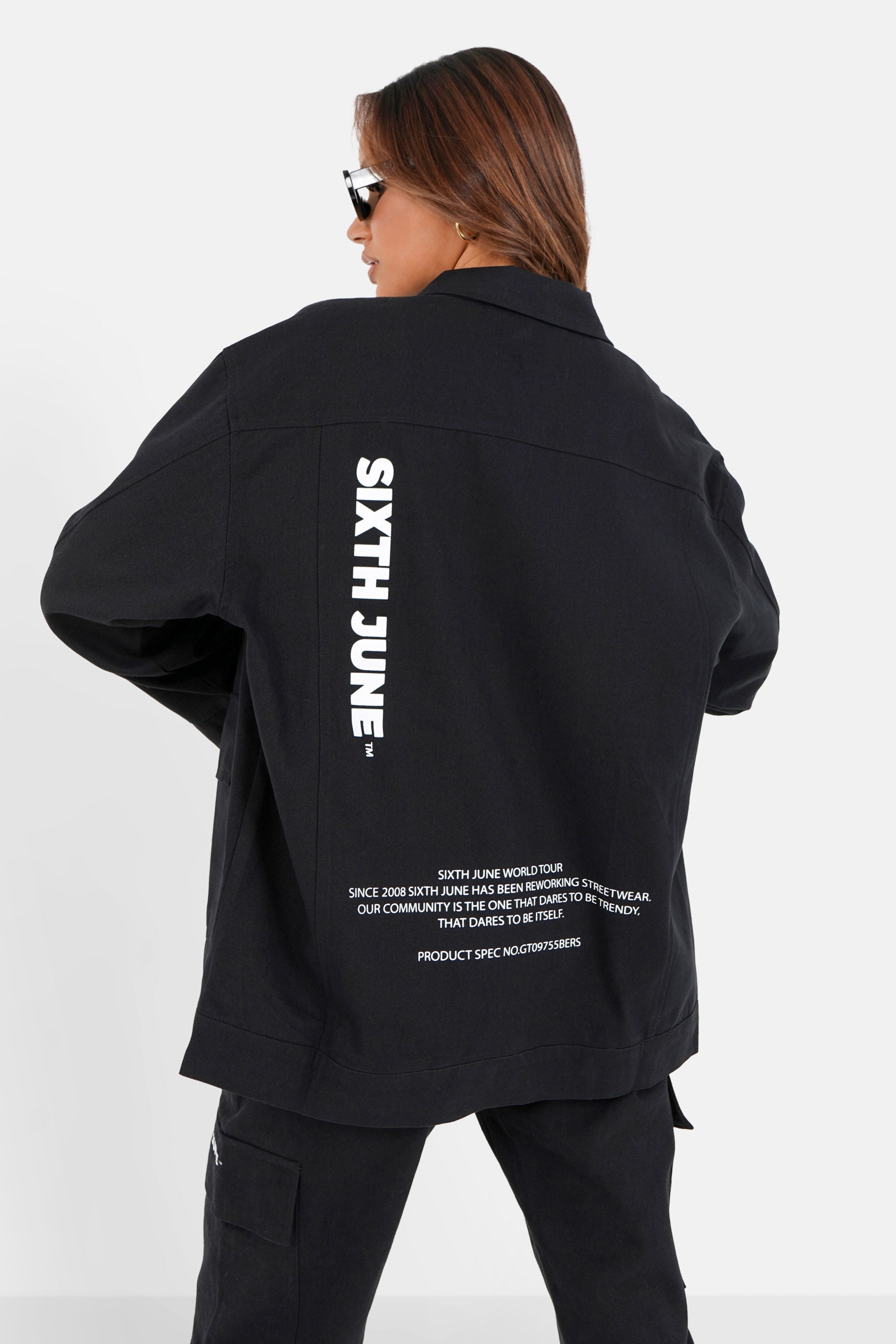 Sixth June - Veste travail oversize Noir