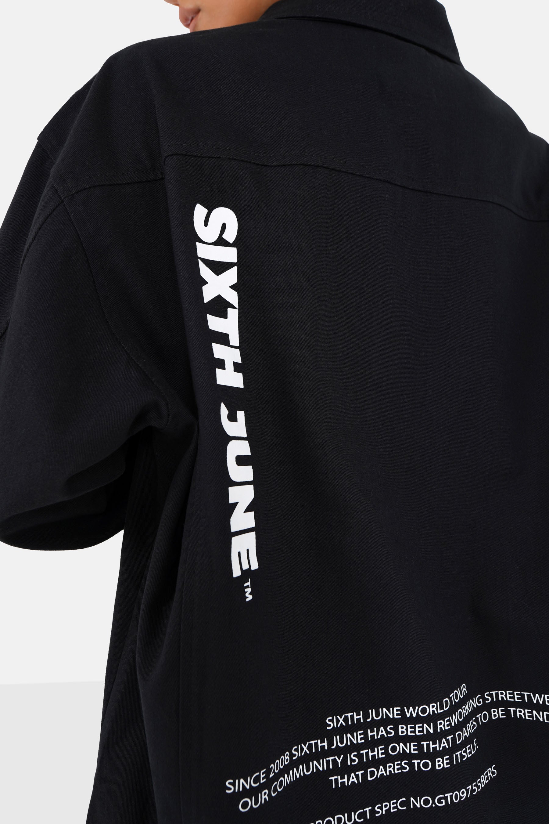 Sixth June - Veste travail oversize Noir