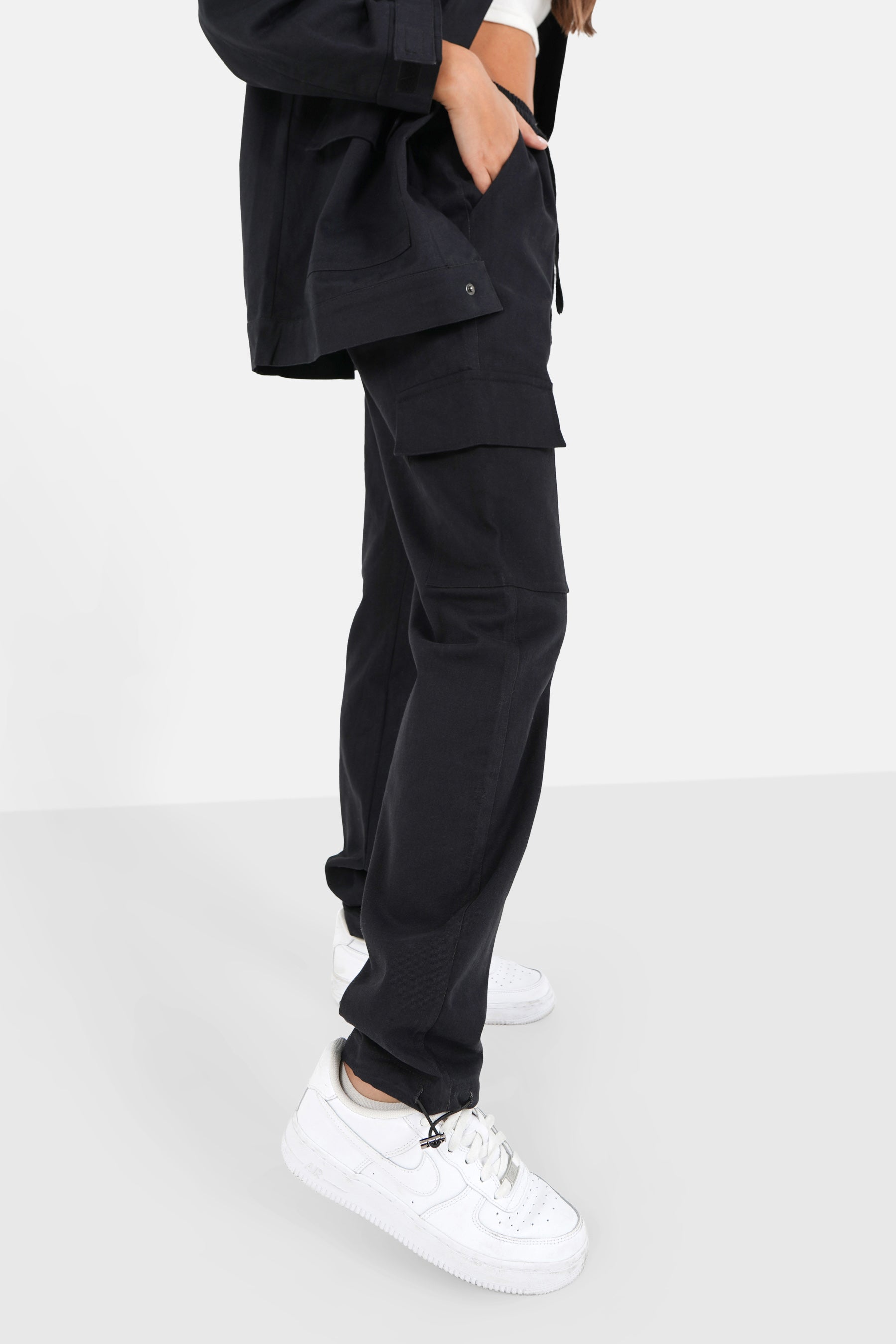 Sixth June - Pantalon cargo droit Noir