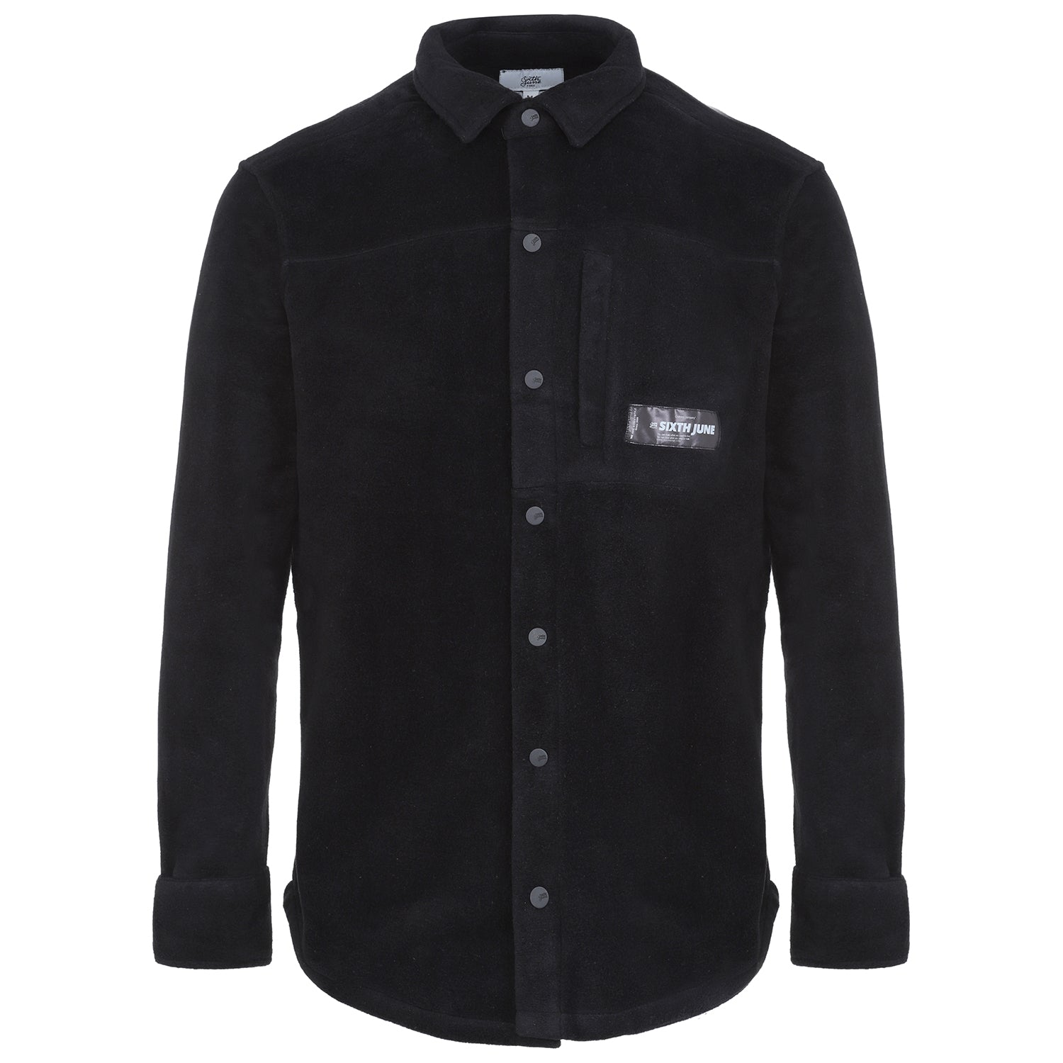 Sixth June - Surchemise polaire boutons Noir