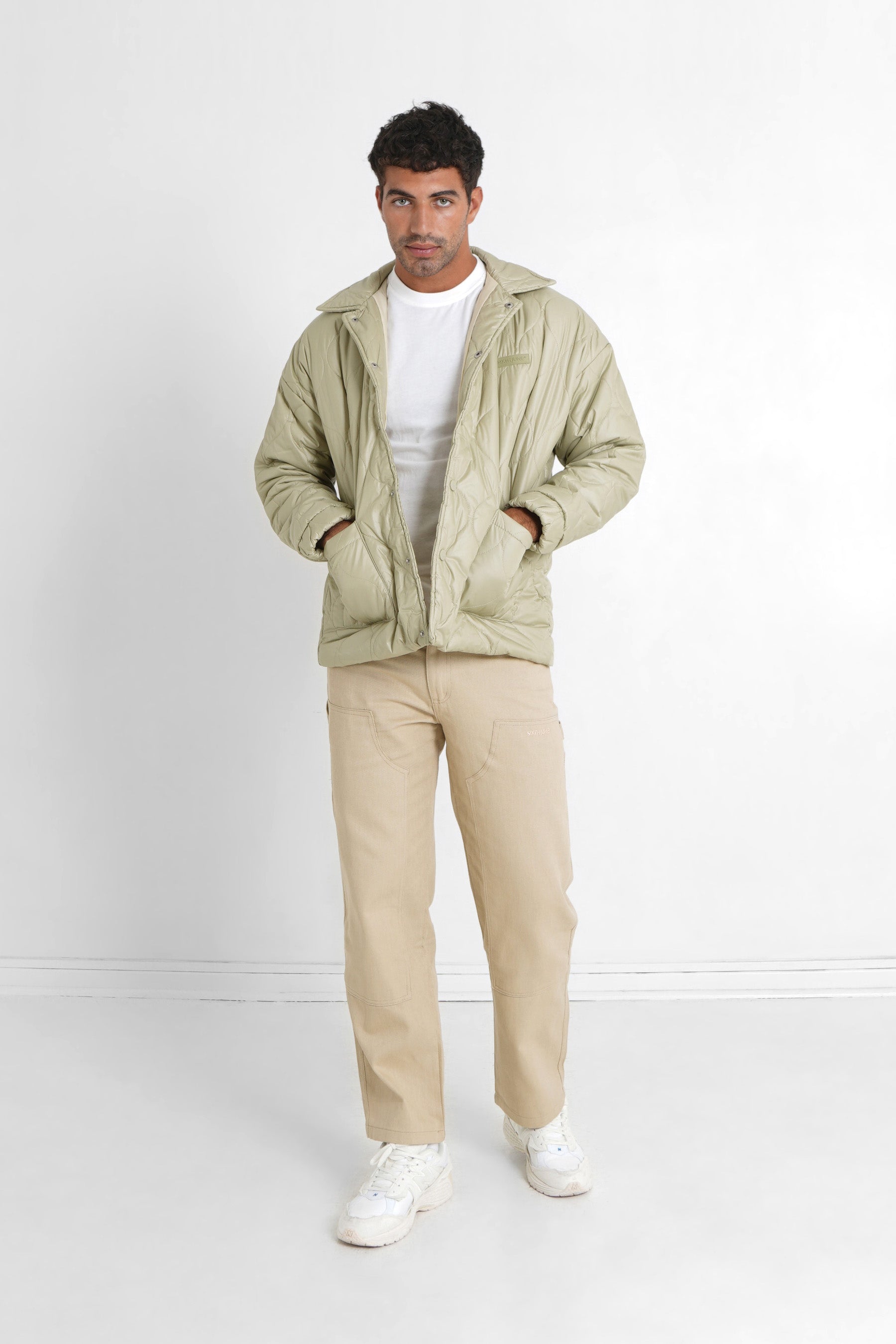 Sixth June - Veste matelassée vague Vert kaki