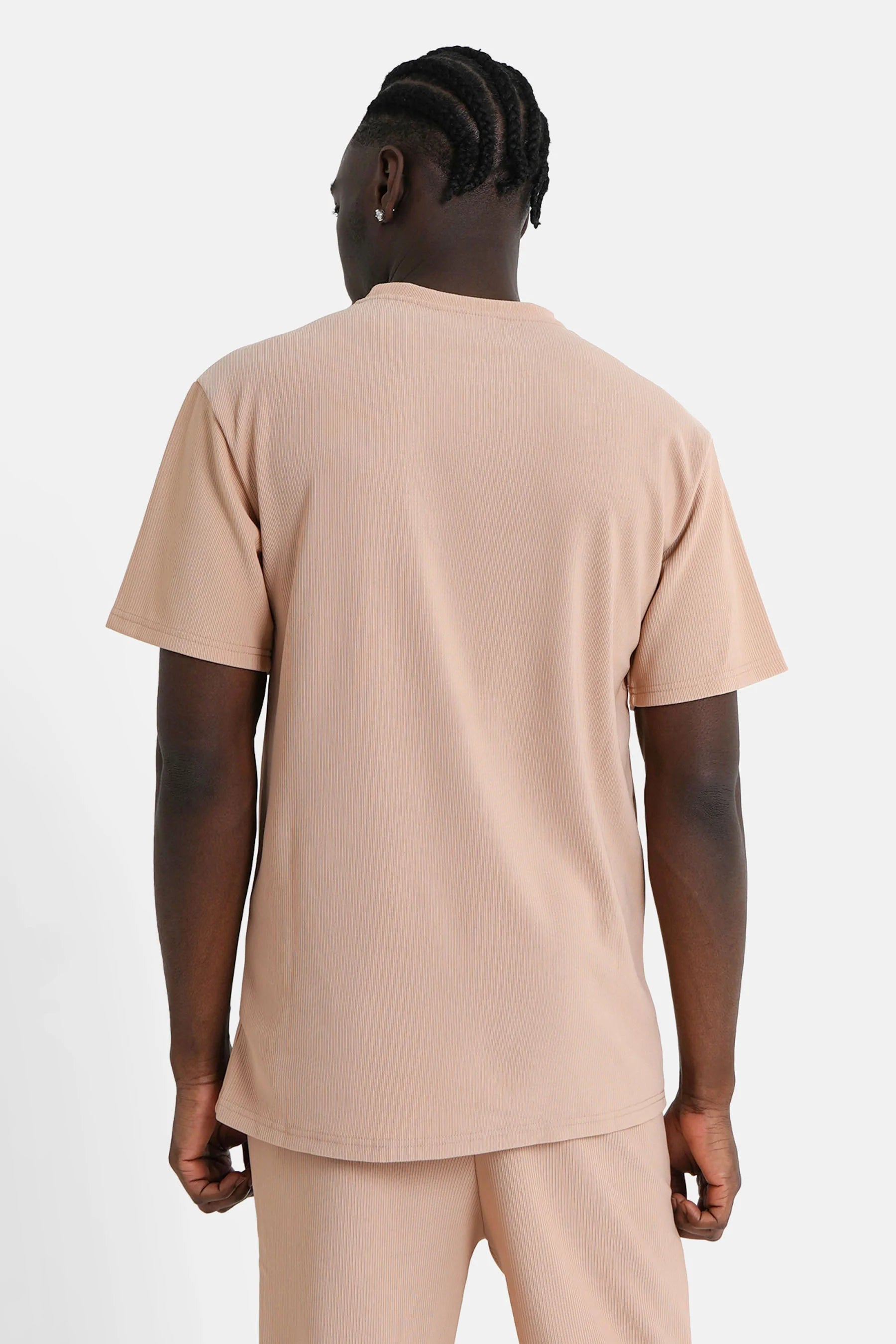 Sixth June - T-shirt plissé manches courtes Beige