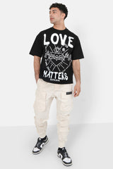 Love Matters T-Shirt Schwarz