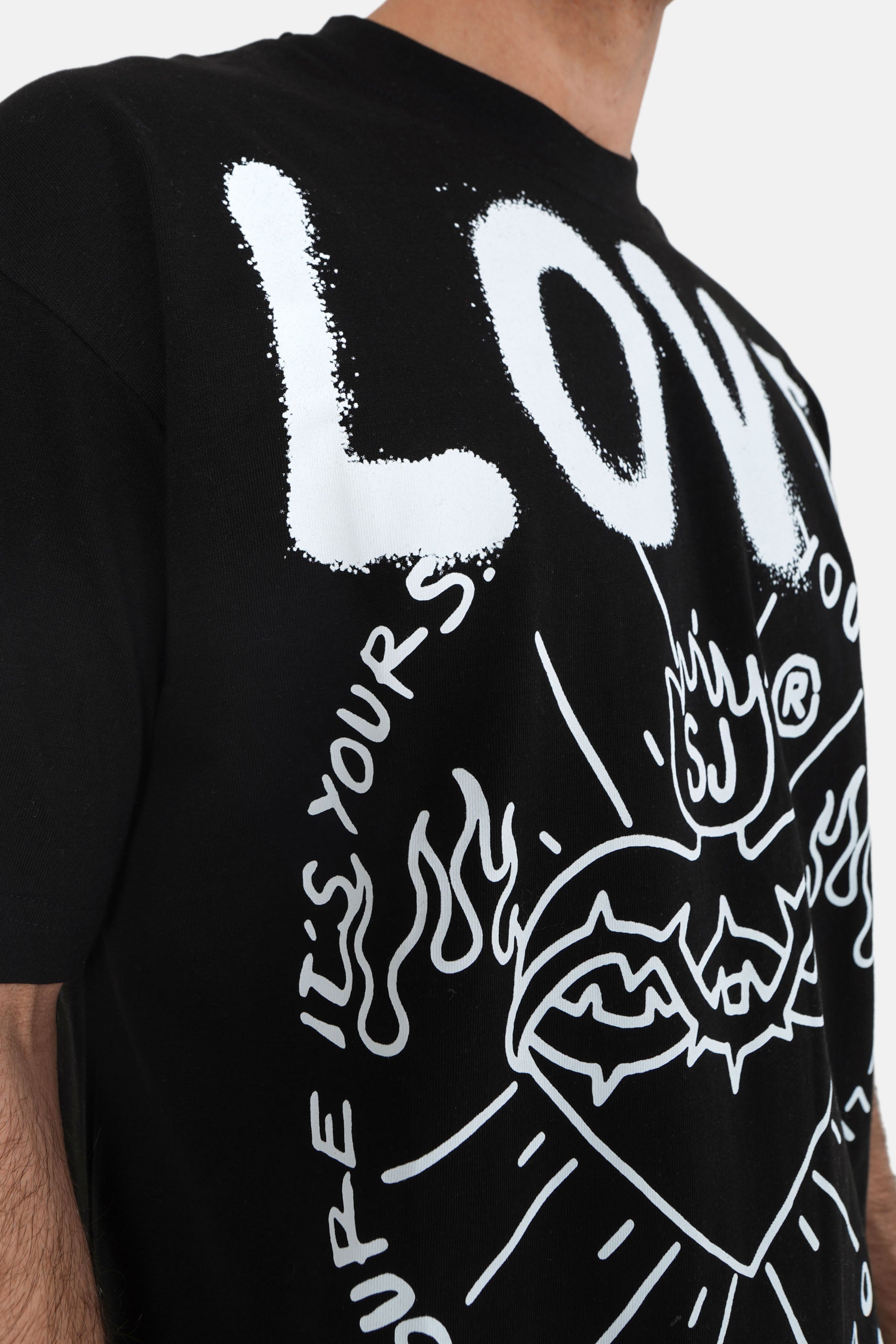 Love Matters T-Shirt Schwarz
