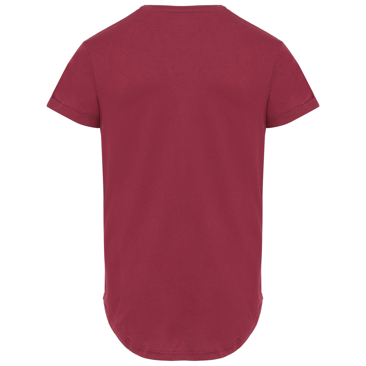 Sixth June - T-shirt bas arrondi Rouge bordeaux