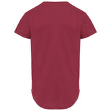 Sixth June - T-shirt bas arrondi Rouge bordeaux
