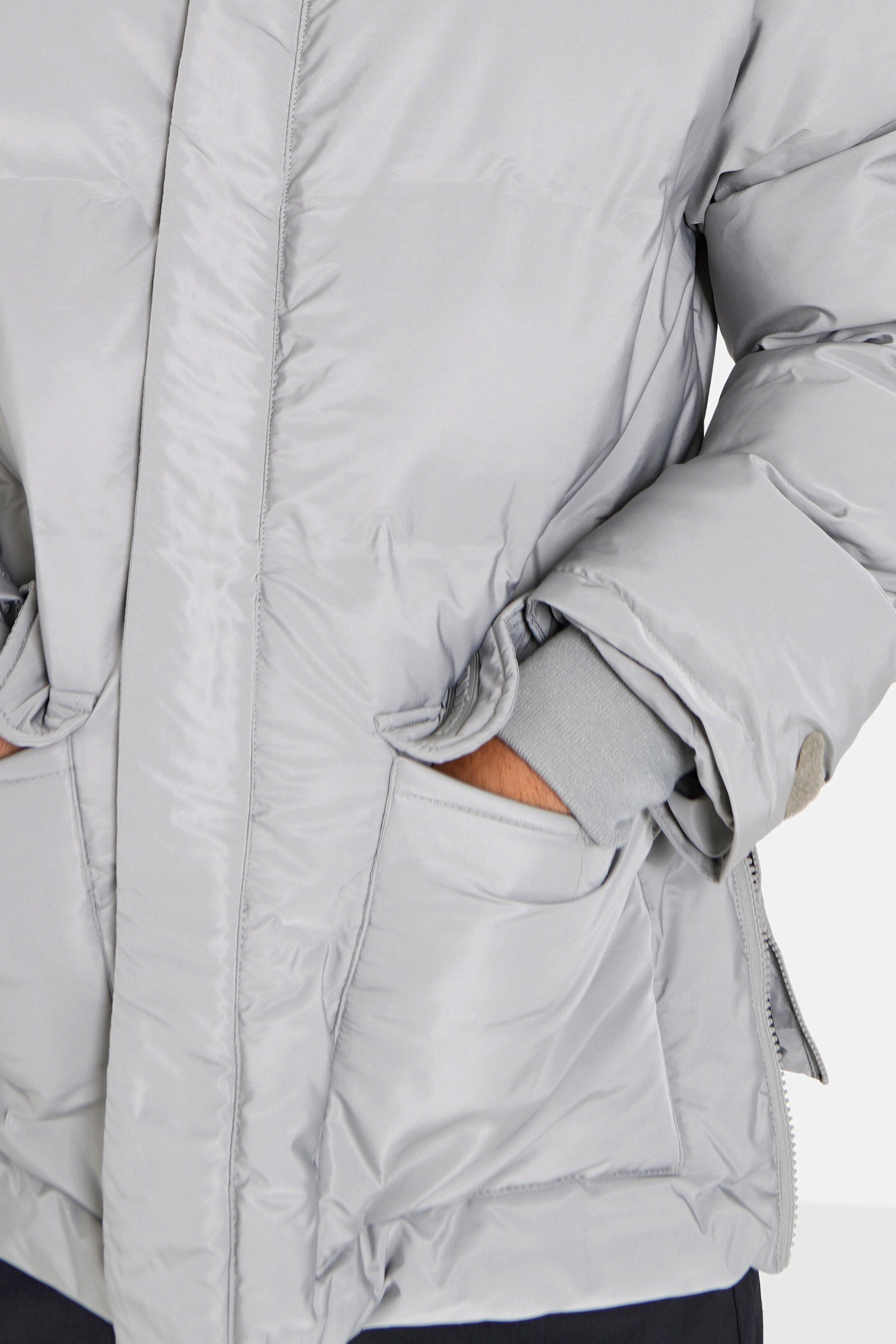 Sixth June - Doudoune courte détails Grey