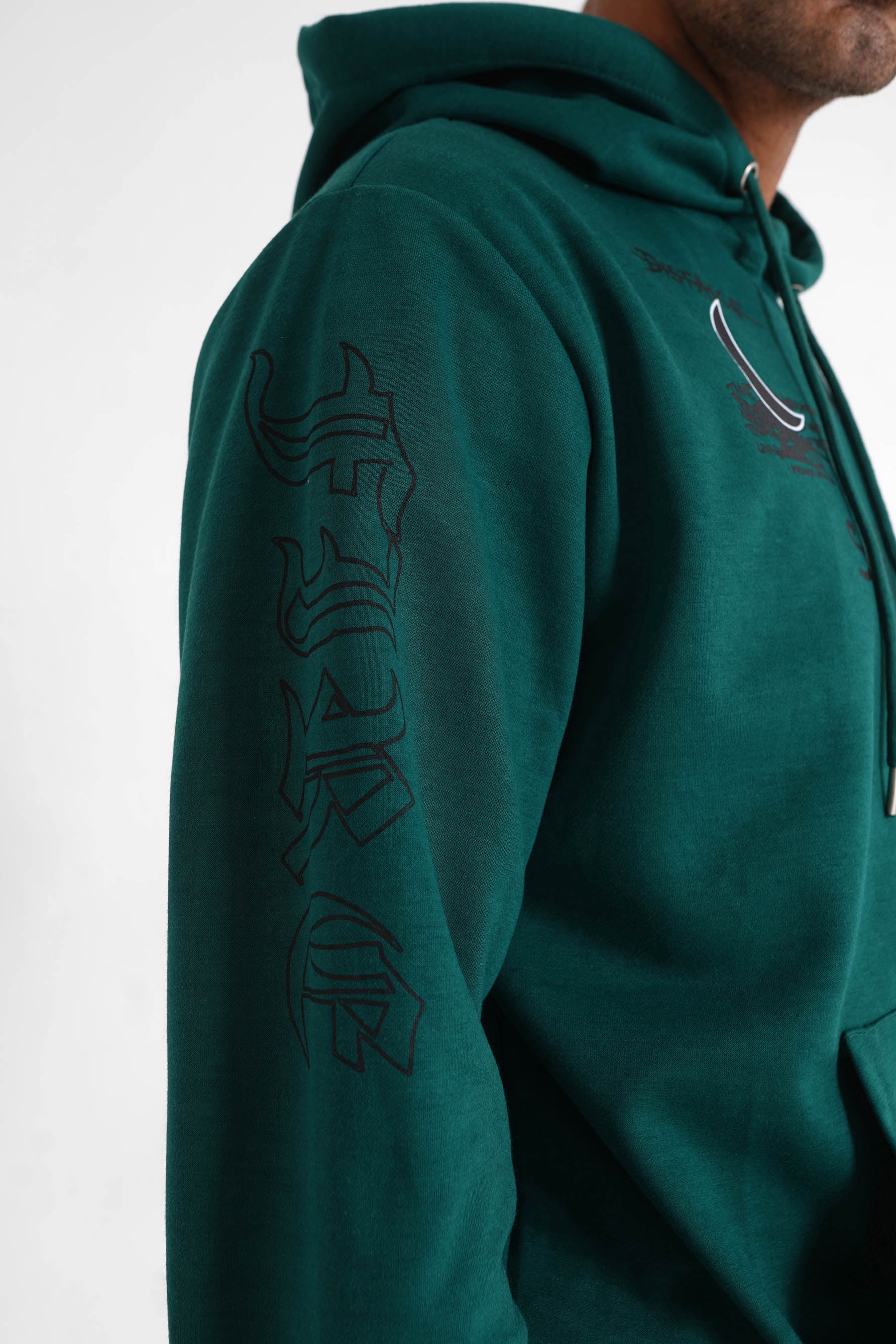 Sixth June - Sweat à capuche crew Vert foncé