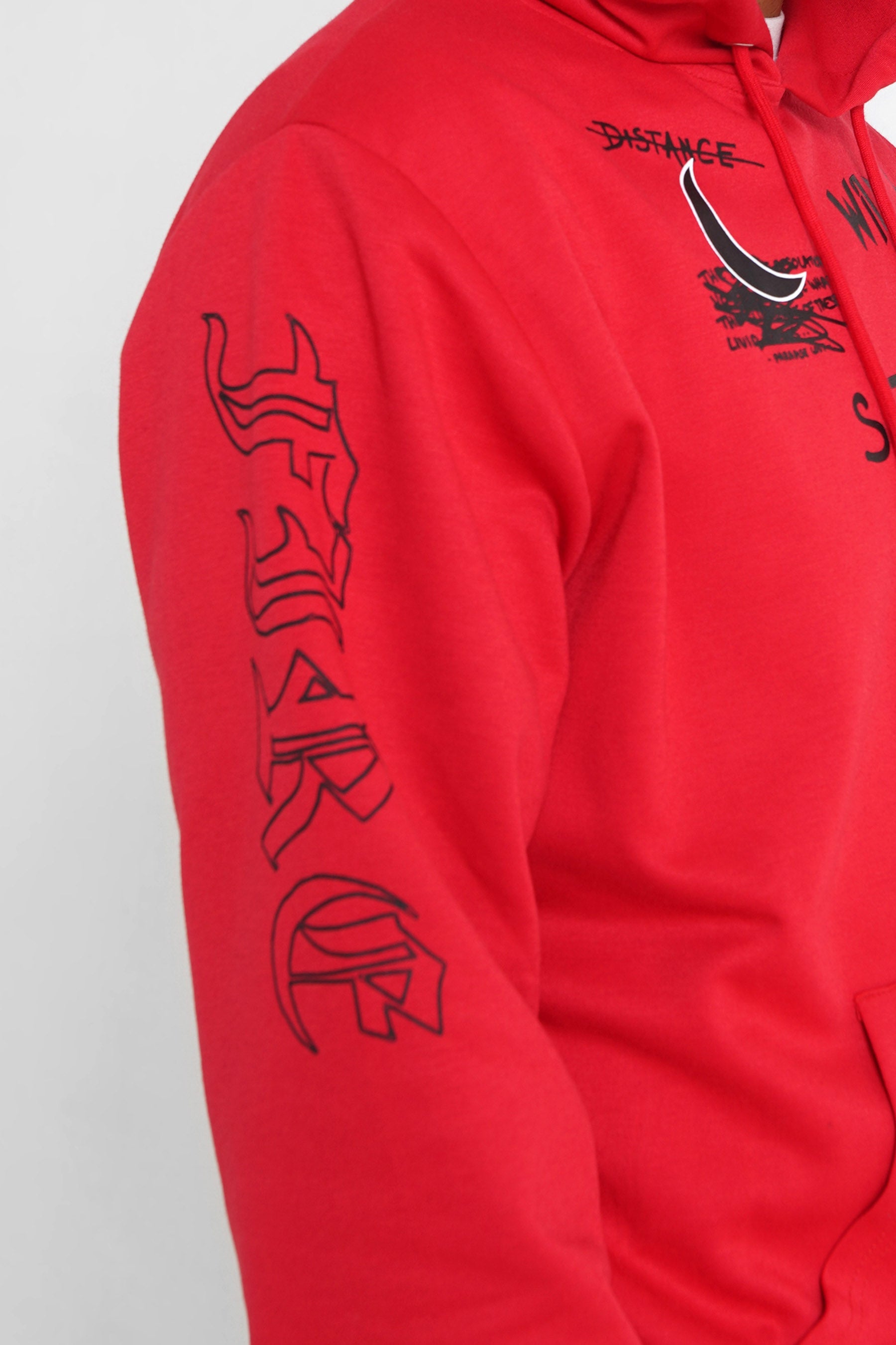 Sixth June - Sweat à capuche crew Rouge