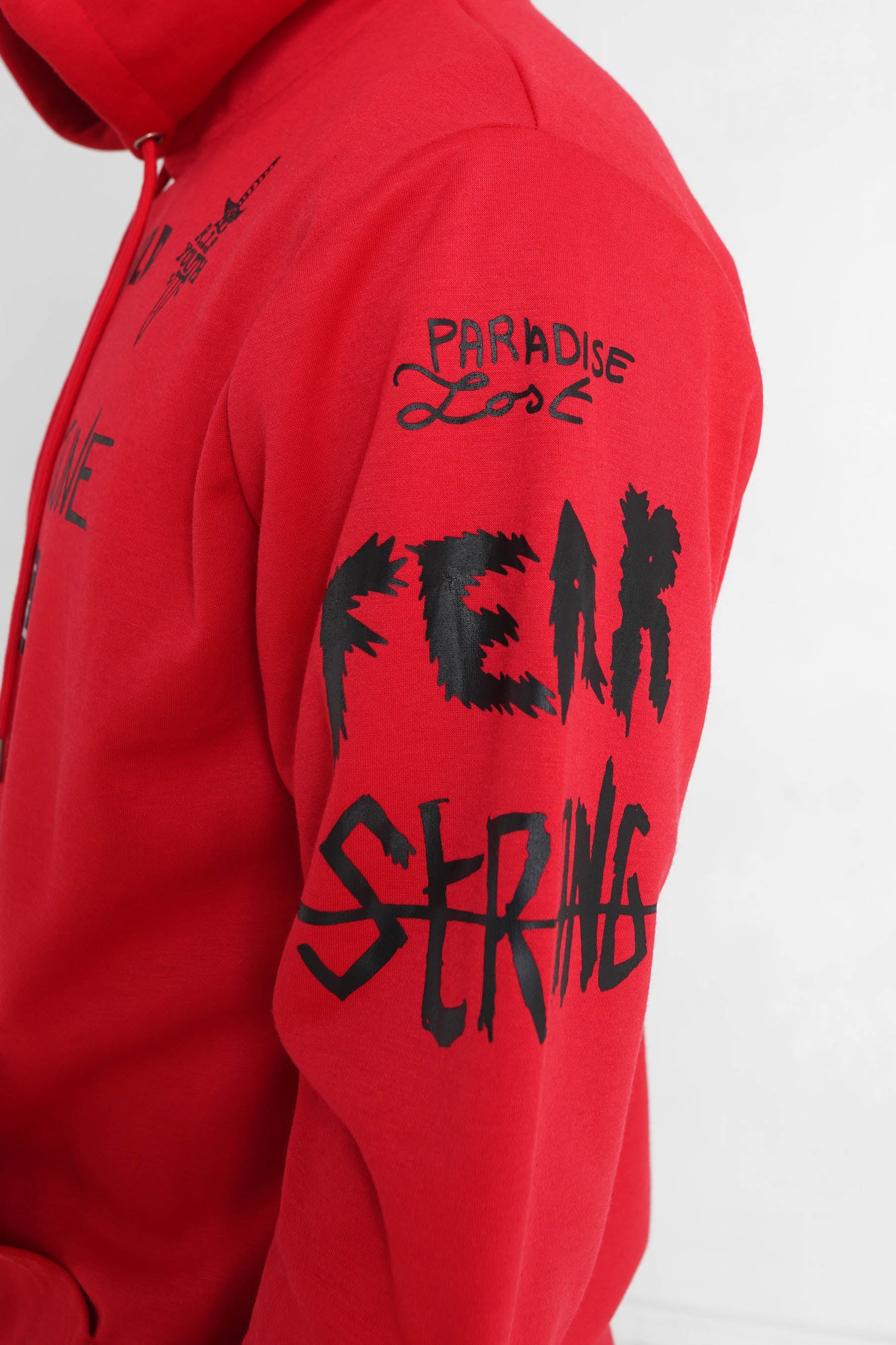 Sixth June - Sweat à capuche crew Rouge