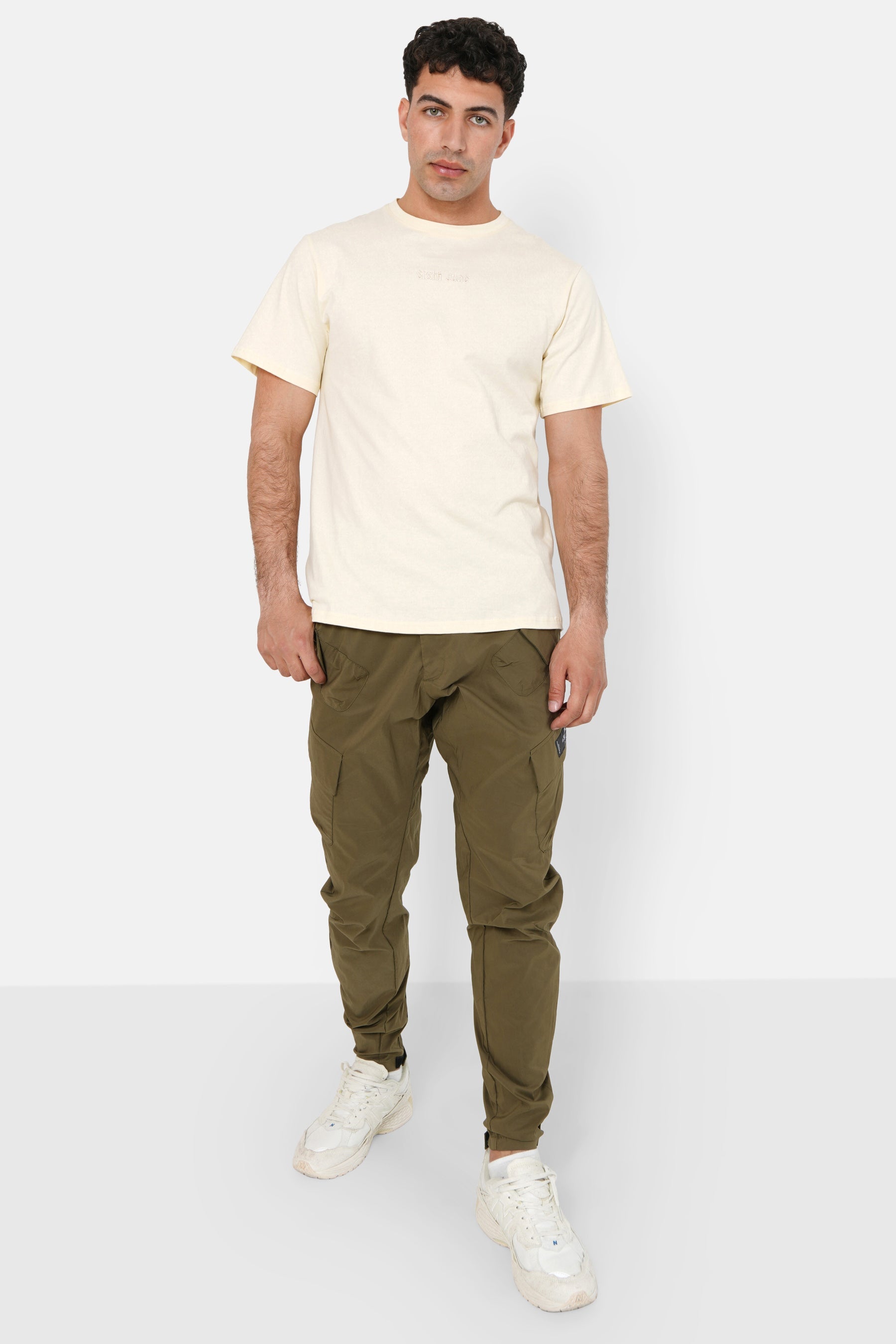 Cargo multi pockets joggers Khaki