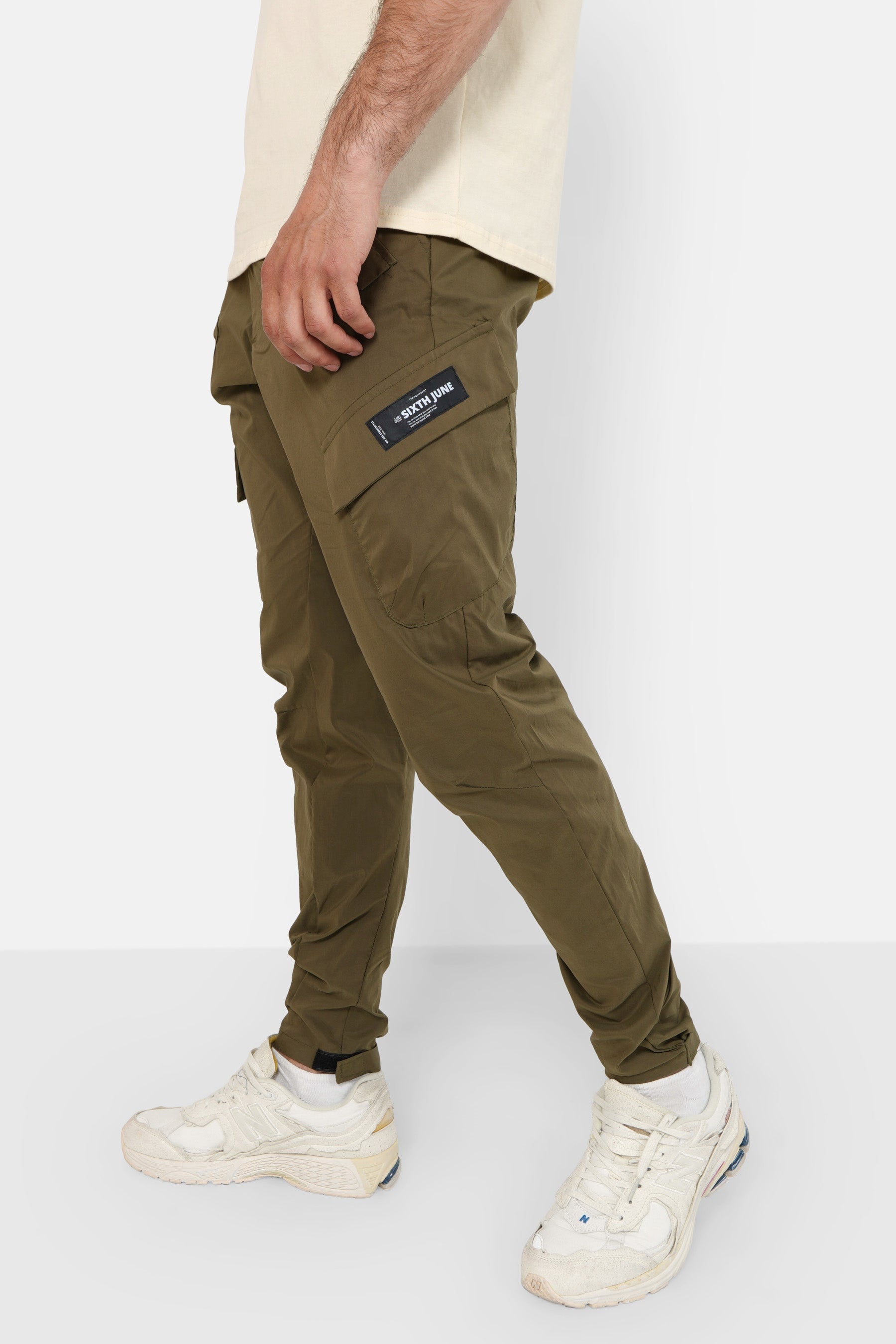 Cargo multi pockets joggers Khaki