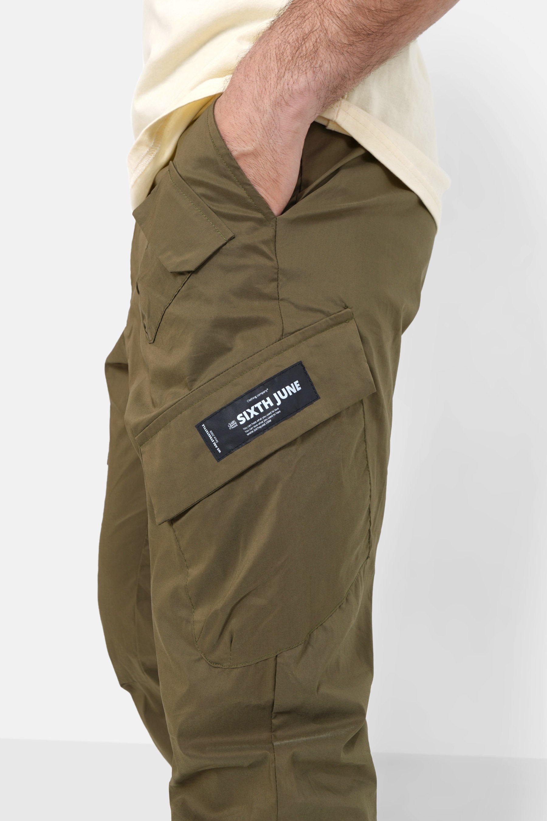 Cargo multi pockets joggers Khaki