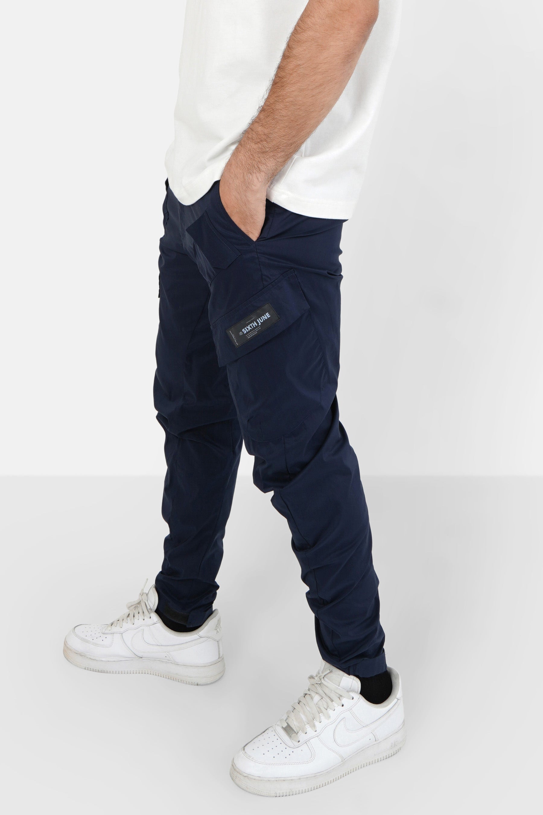 Leichte Cargohose Dunkelblau