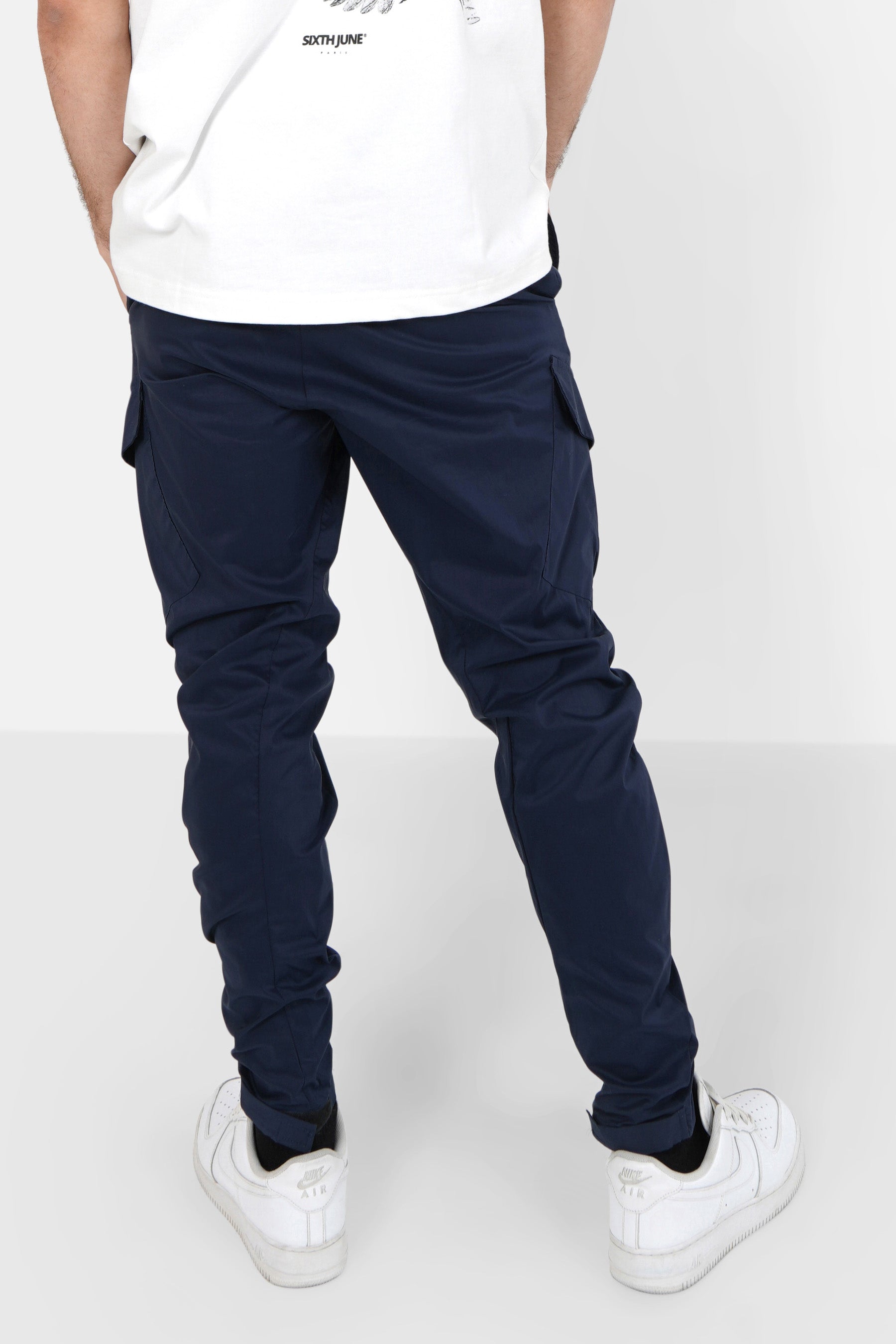 Leichte Cargohose Dunkelblau