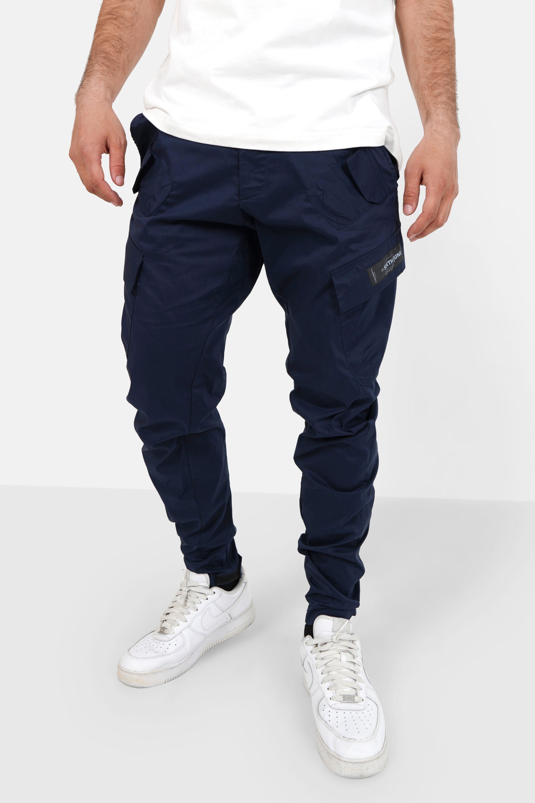 Leichte Cargohose Dunkelblau