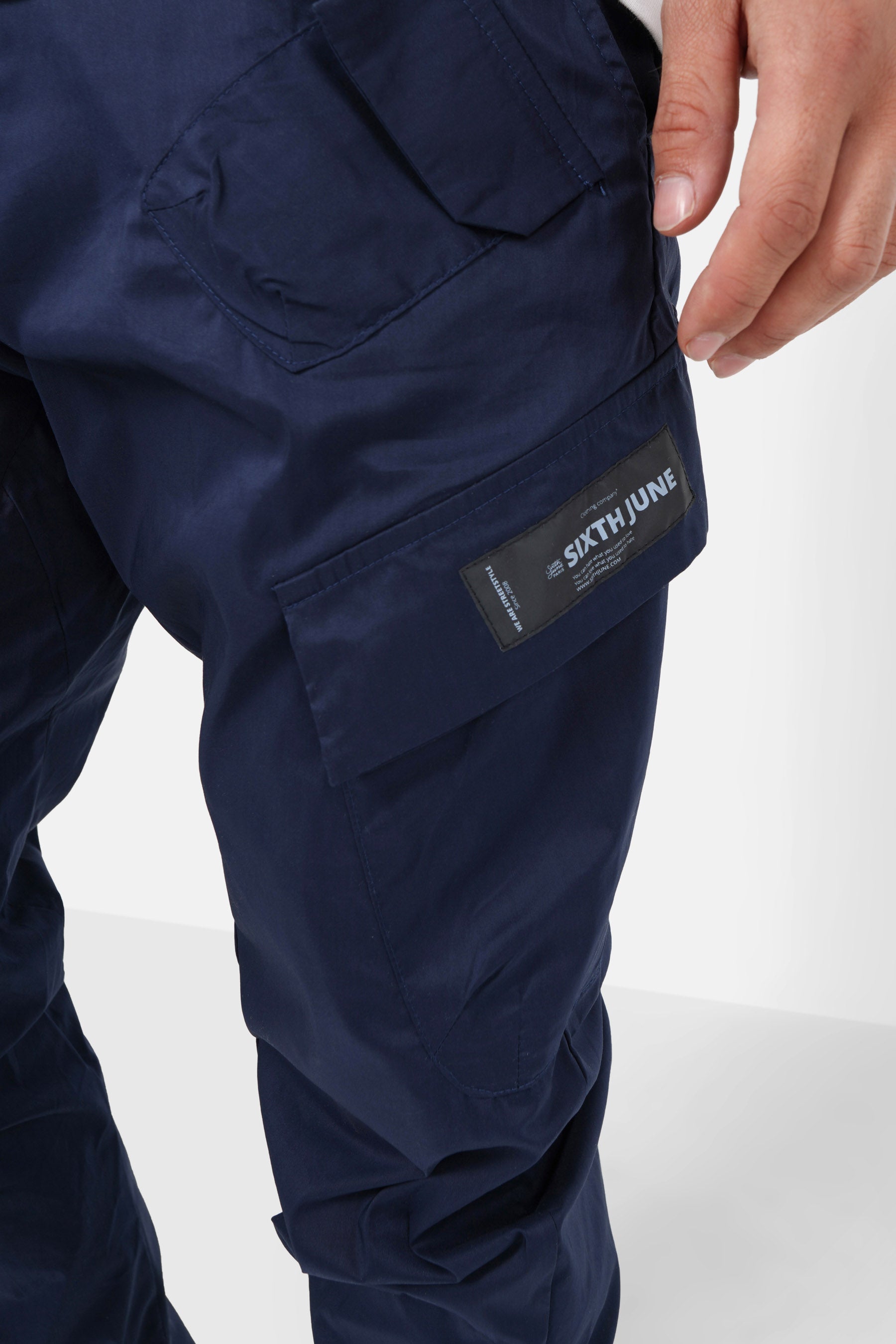 Leichte Cargohose Dunkelblau