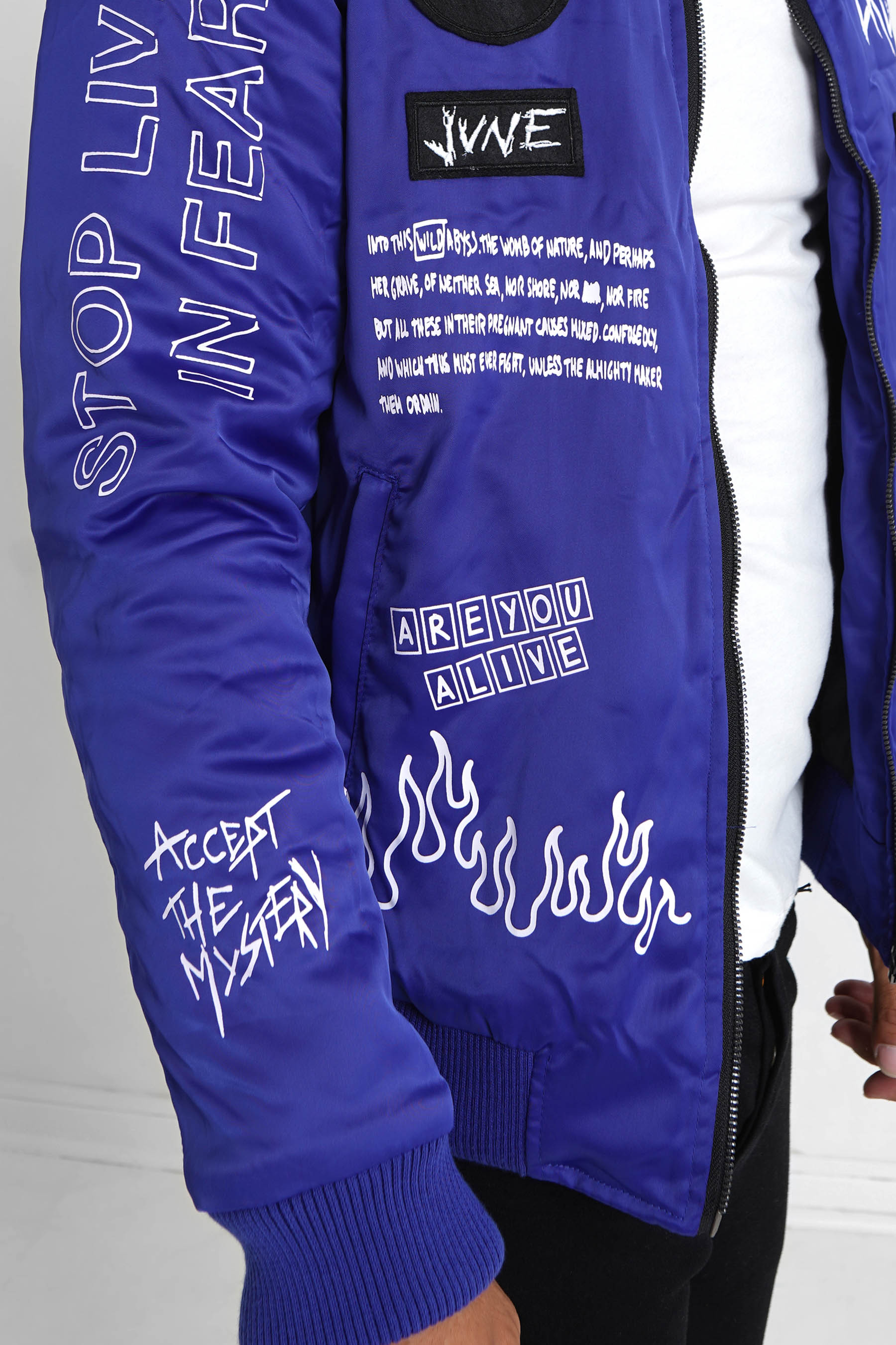 Sixth June - Bombers patchs crew Bleu foncé