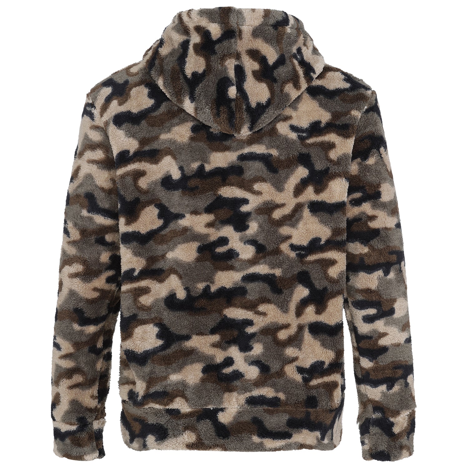Sixth June - Sweat capuche camouflage zip Vert kaki