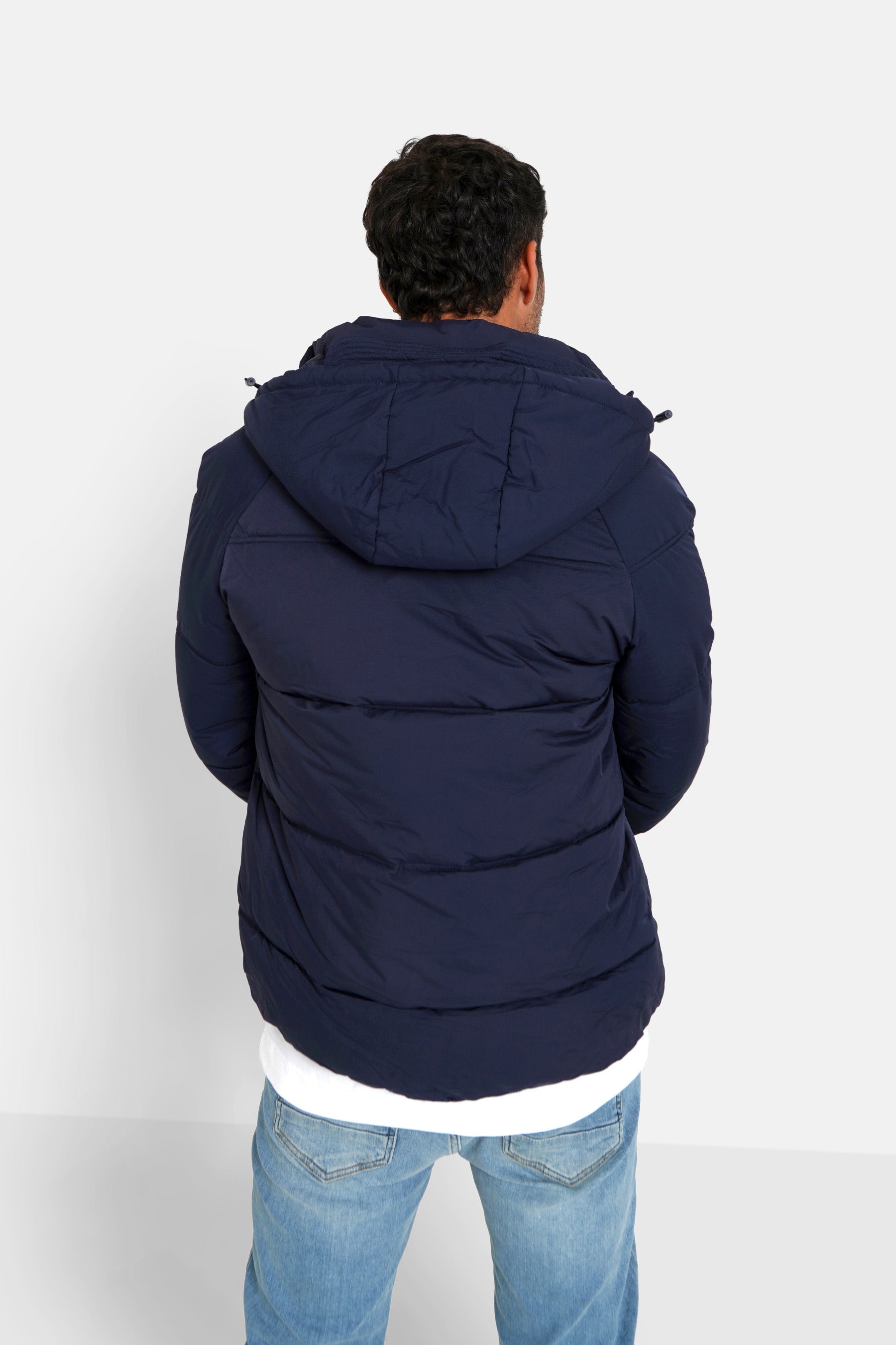 Sixth June - Doudoune courte zip imprimé Bleu