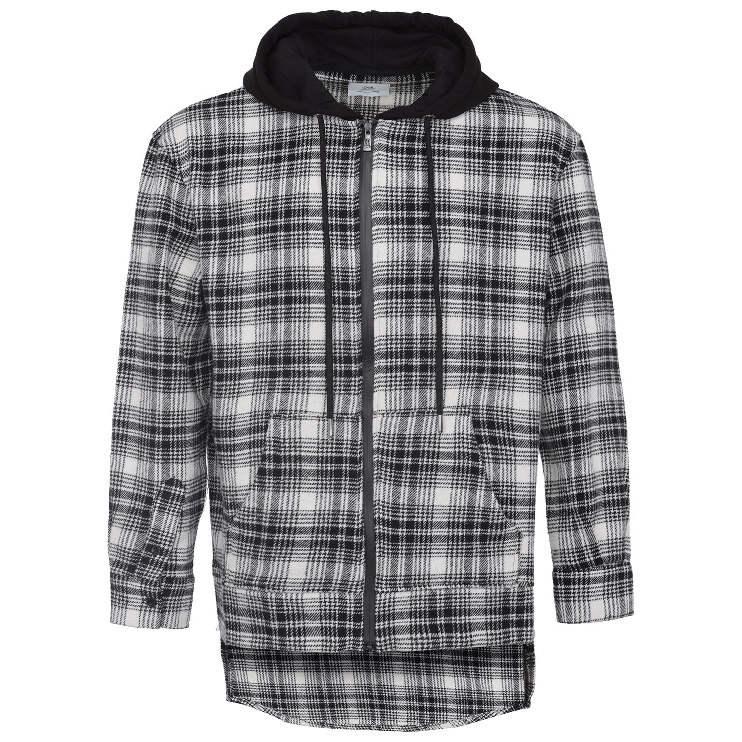 Sixth June - Chemise tartan capuche Noir