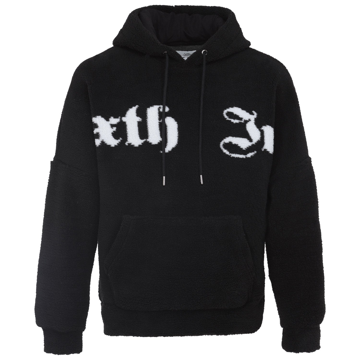 Sixth June - Sweat capuche sherpa oversized Noir