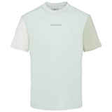 Sixth June - T-shirt tricolore logo Vert clair