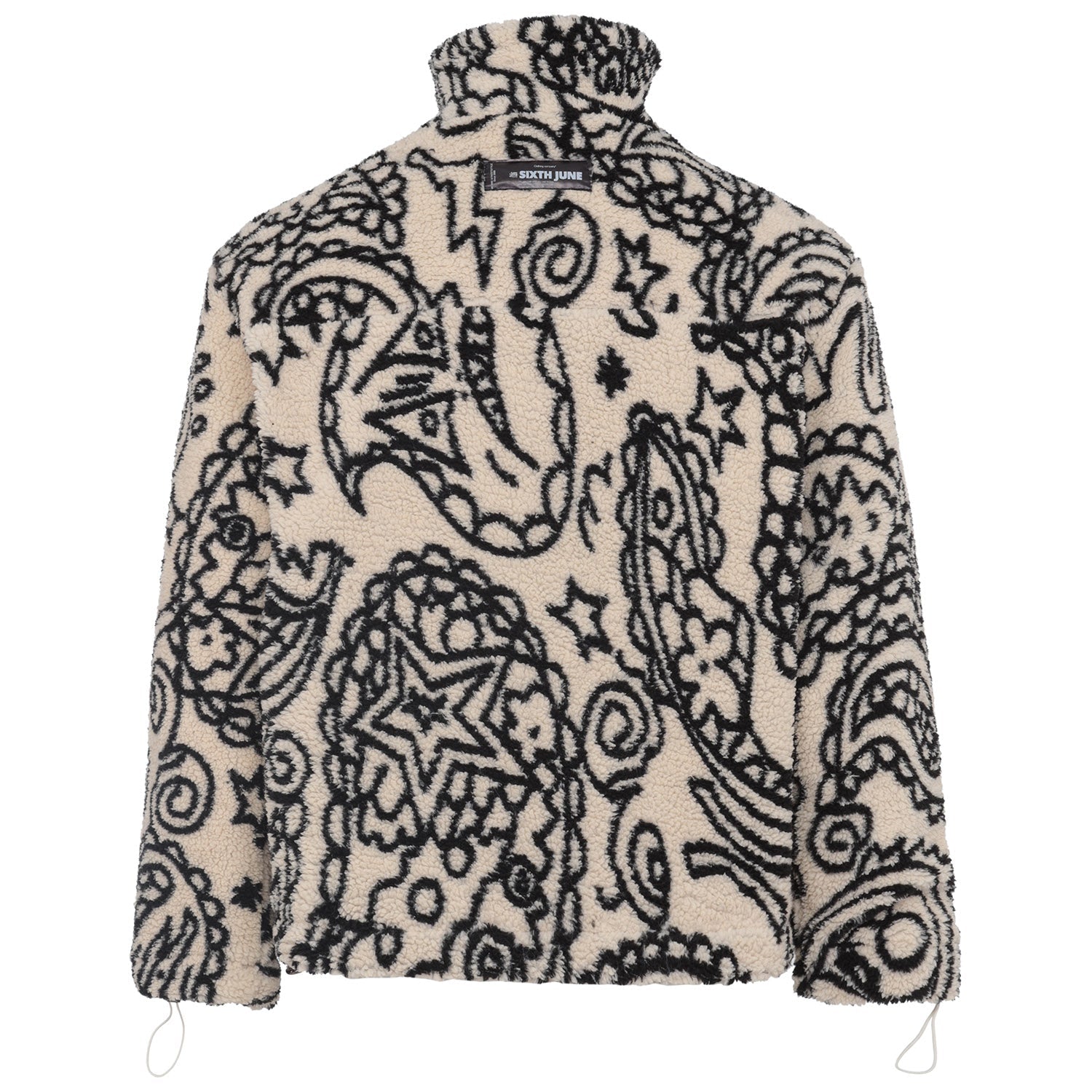 Sixth June - Veste bandana polaire Beige