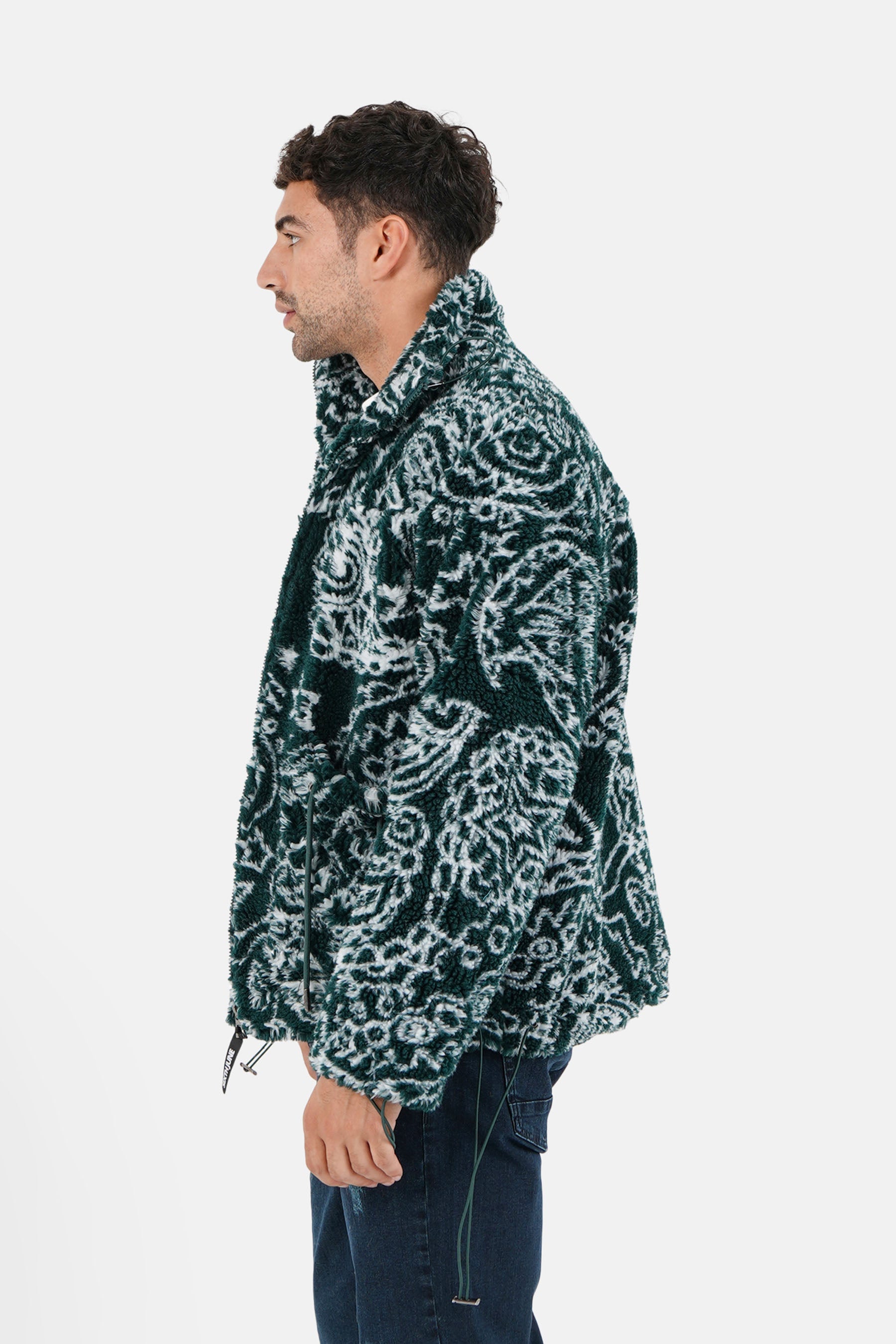 Sixth June - Veste bandana polaire vert