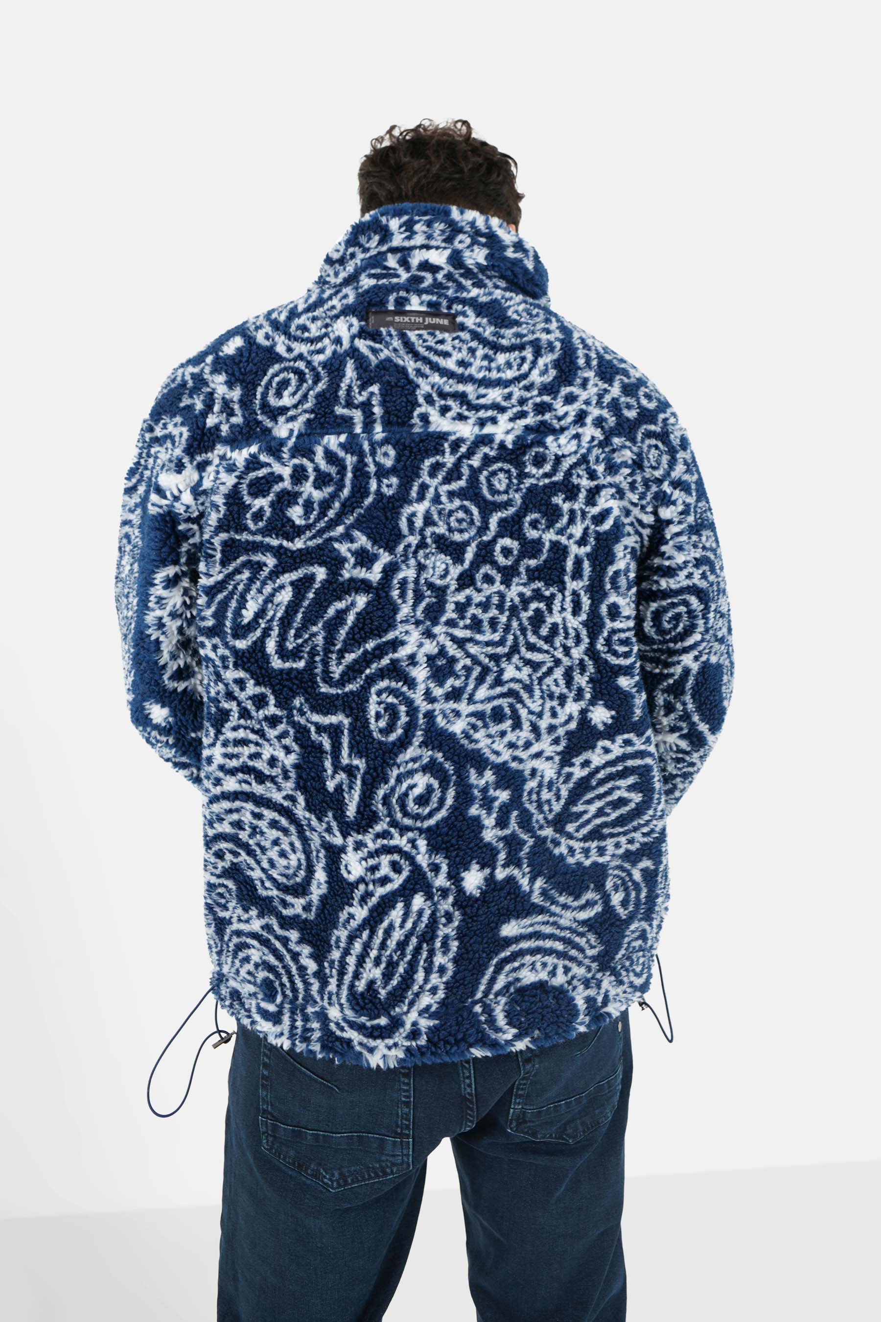 Sixth June - Veste bandana polaire Bleu