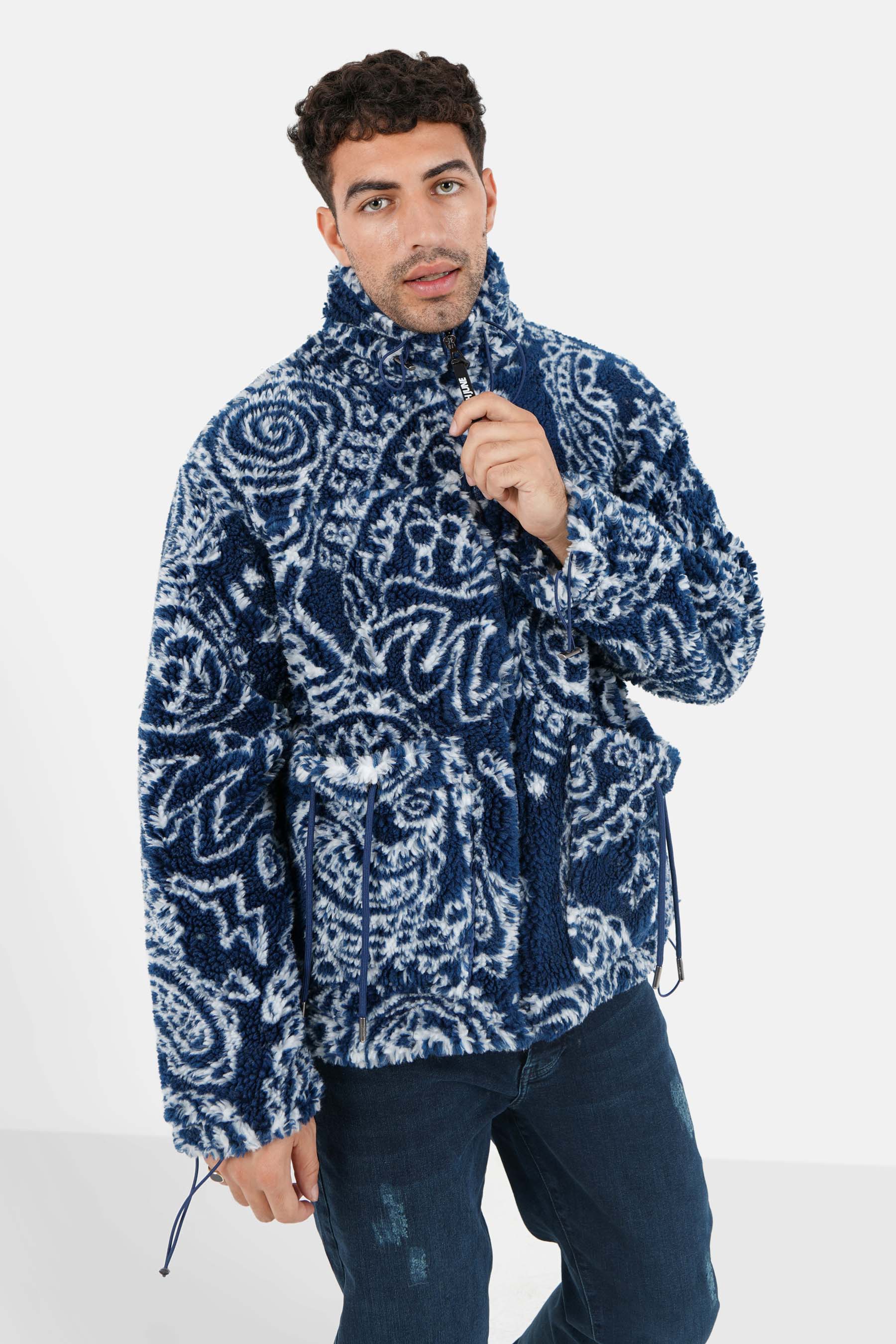Sixth June - Veste bandana polaire Bleu