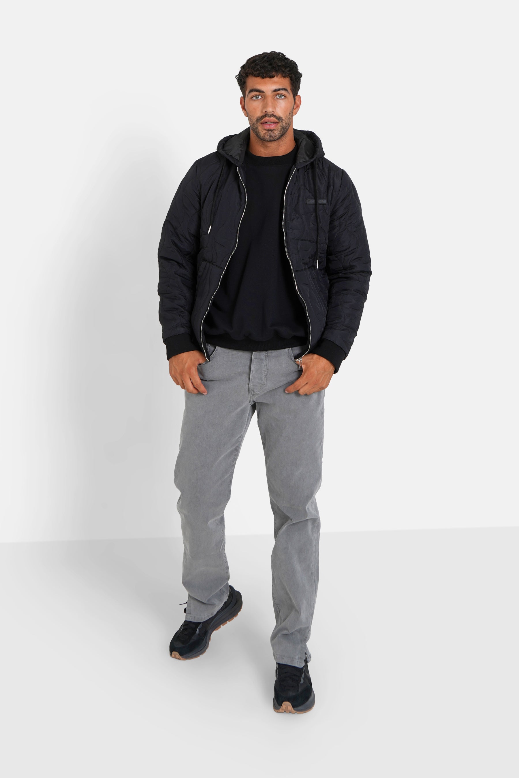 Sixth June - Veste matelassée wavy Noir