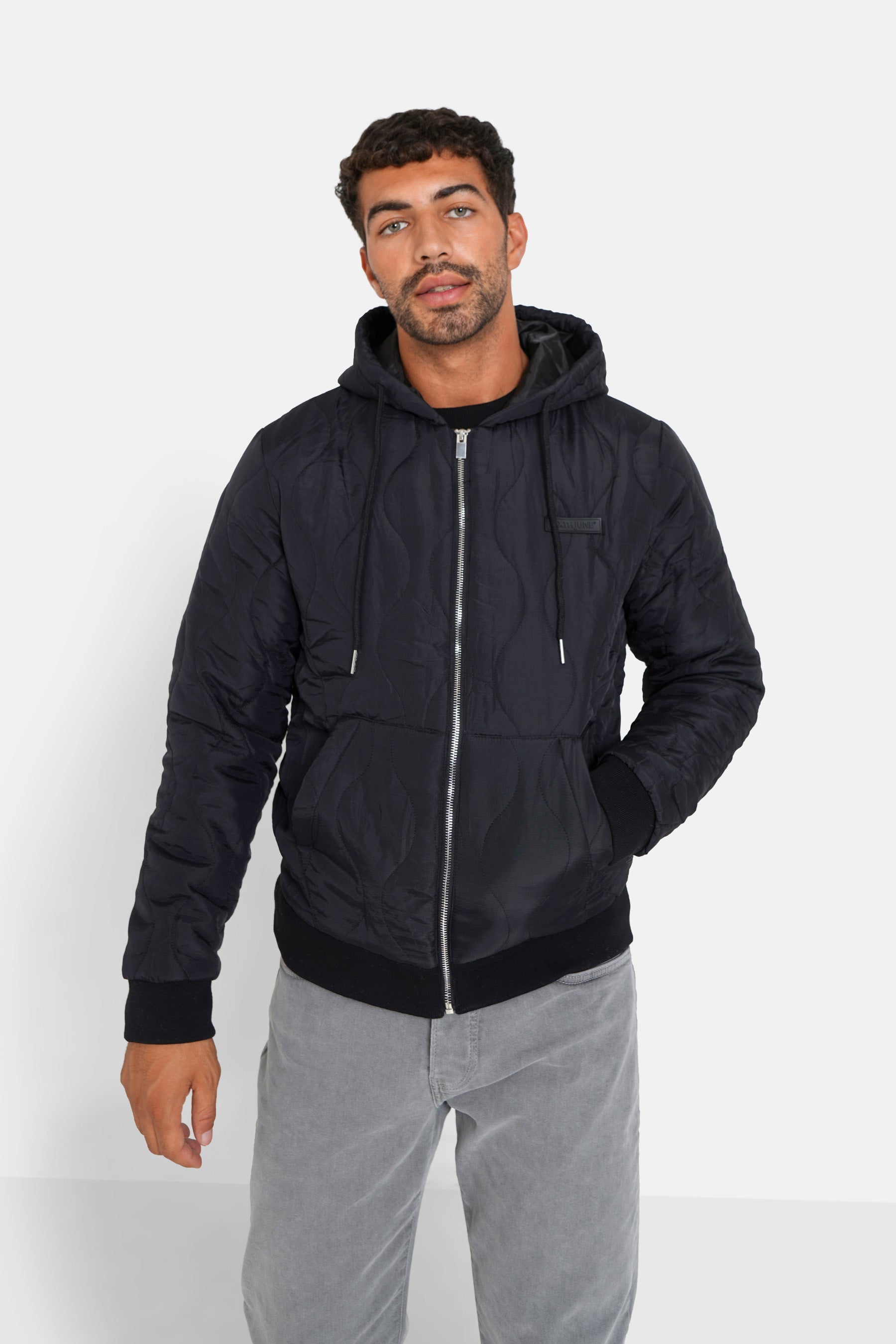 Sixth June - Veste matelassée wavy Noir