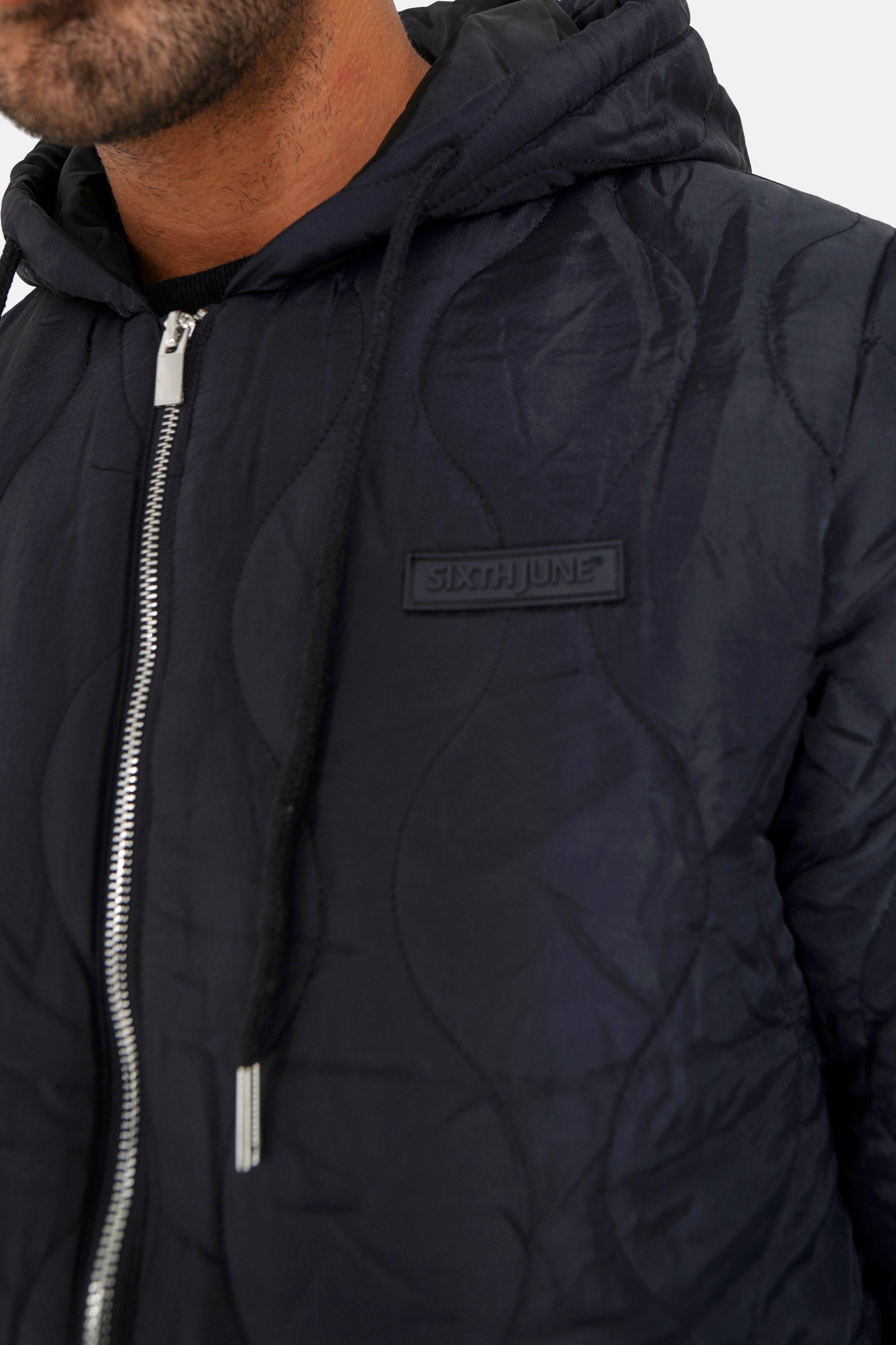 Sixth June - Veste matelassée wavy Noir