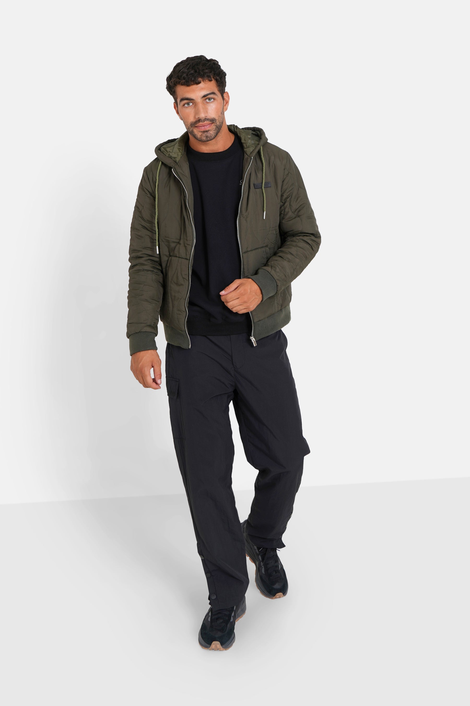 Sixth June - Veste matelassée wavy Vert kaki