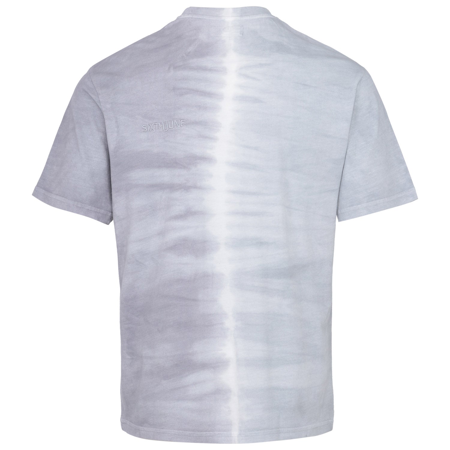 Sixth June - T-shirt bicolore délavé logo Gris