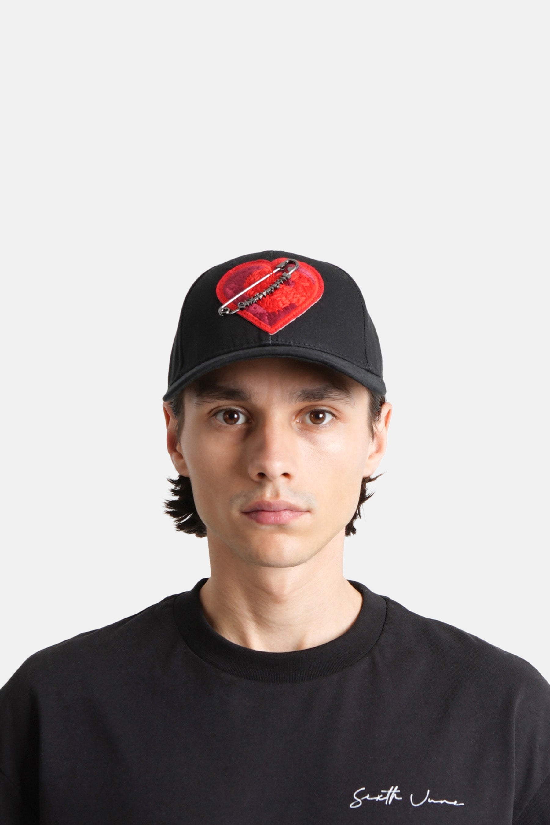 Sixth June - Casquette coeur brodé Noir