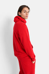 Sixth June - Sweatshirt capuche logo brodé Rouge
