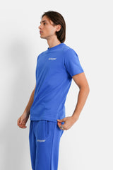 Sixth June - T-shirt soft logo brodé Bleu foncé