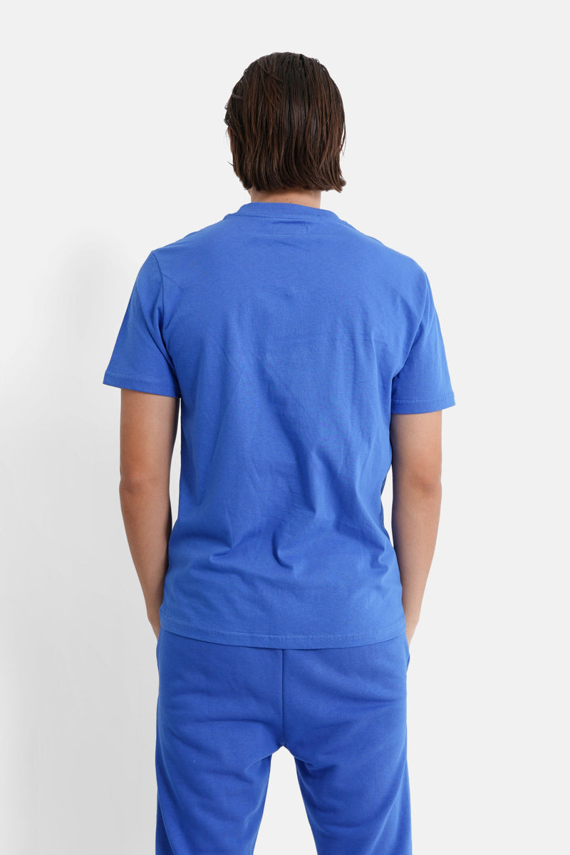 Sixth June - T-shirt soft logo brodé Bleu foncé
