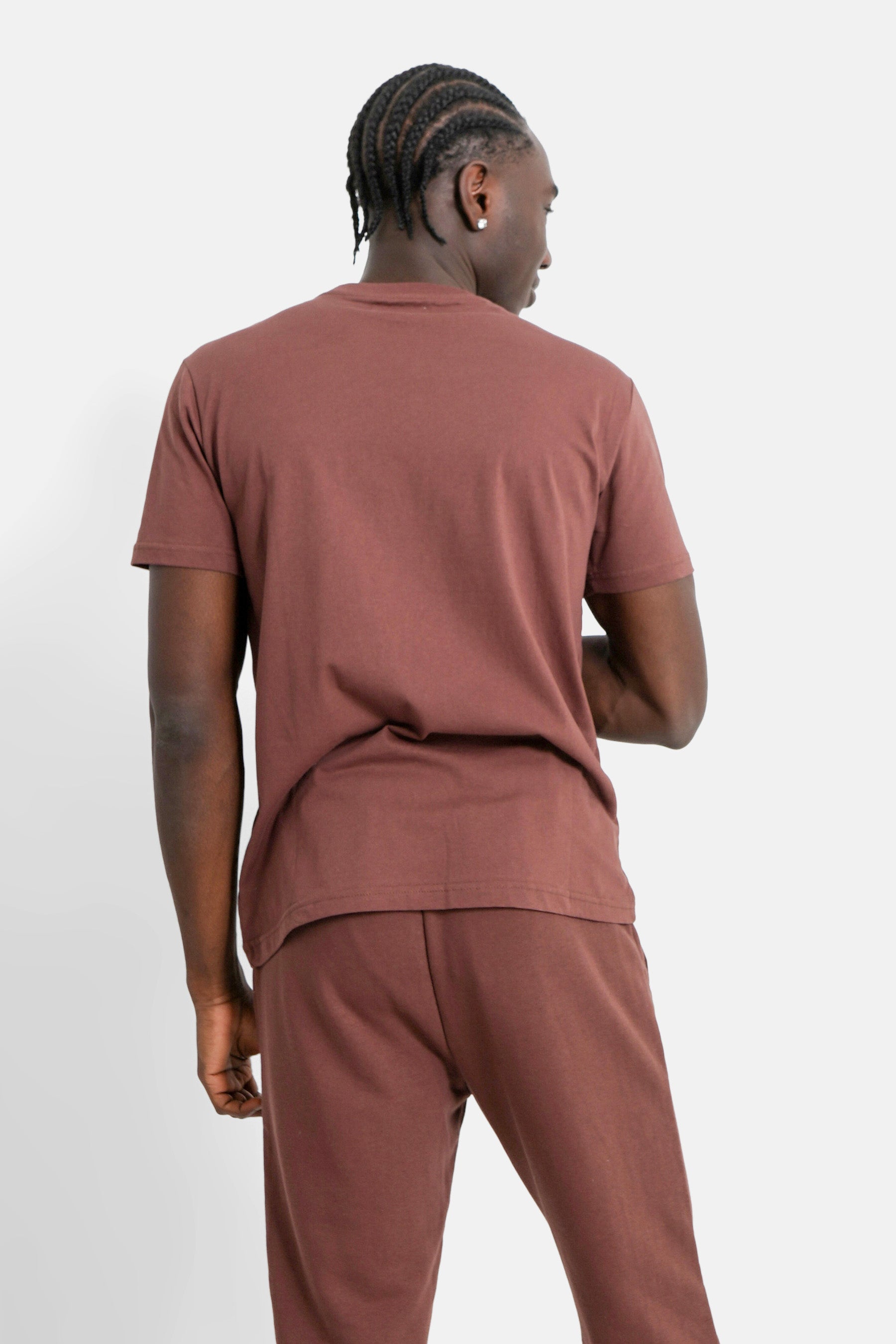 Sixth June - T-shirt soft logo brodé Marron
