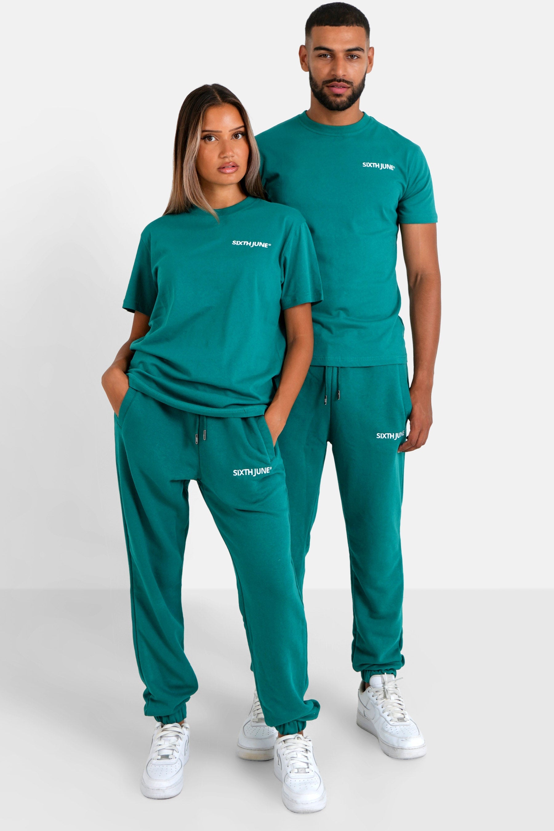 Sixth June - T-shirt soft logo brodé Vert