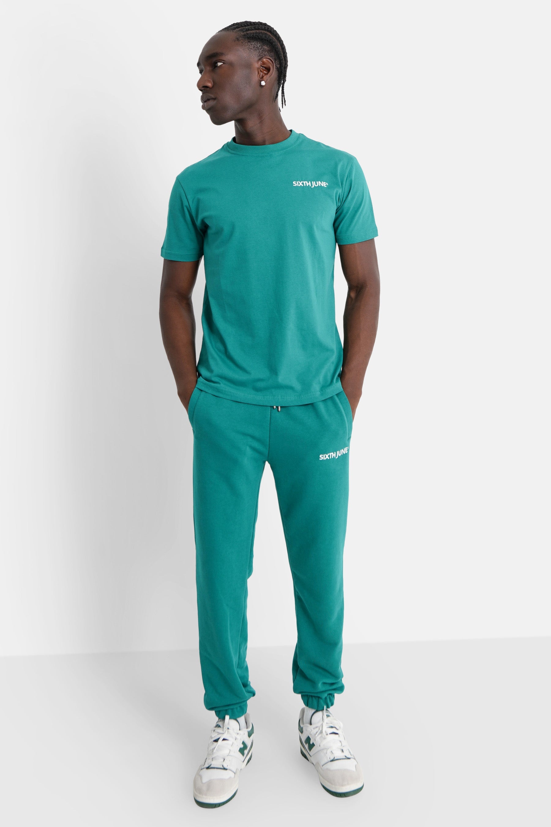 Sixth June - T-shirt soft logo brodé Vert