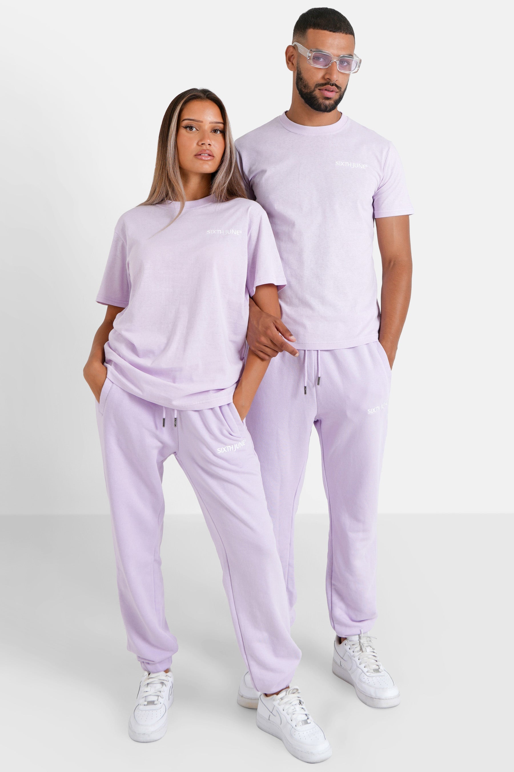 Sixth June - T-shirt soft logo brodé Violet