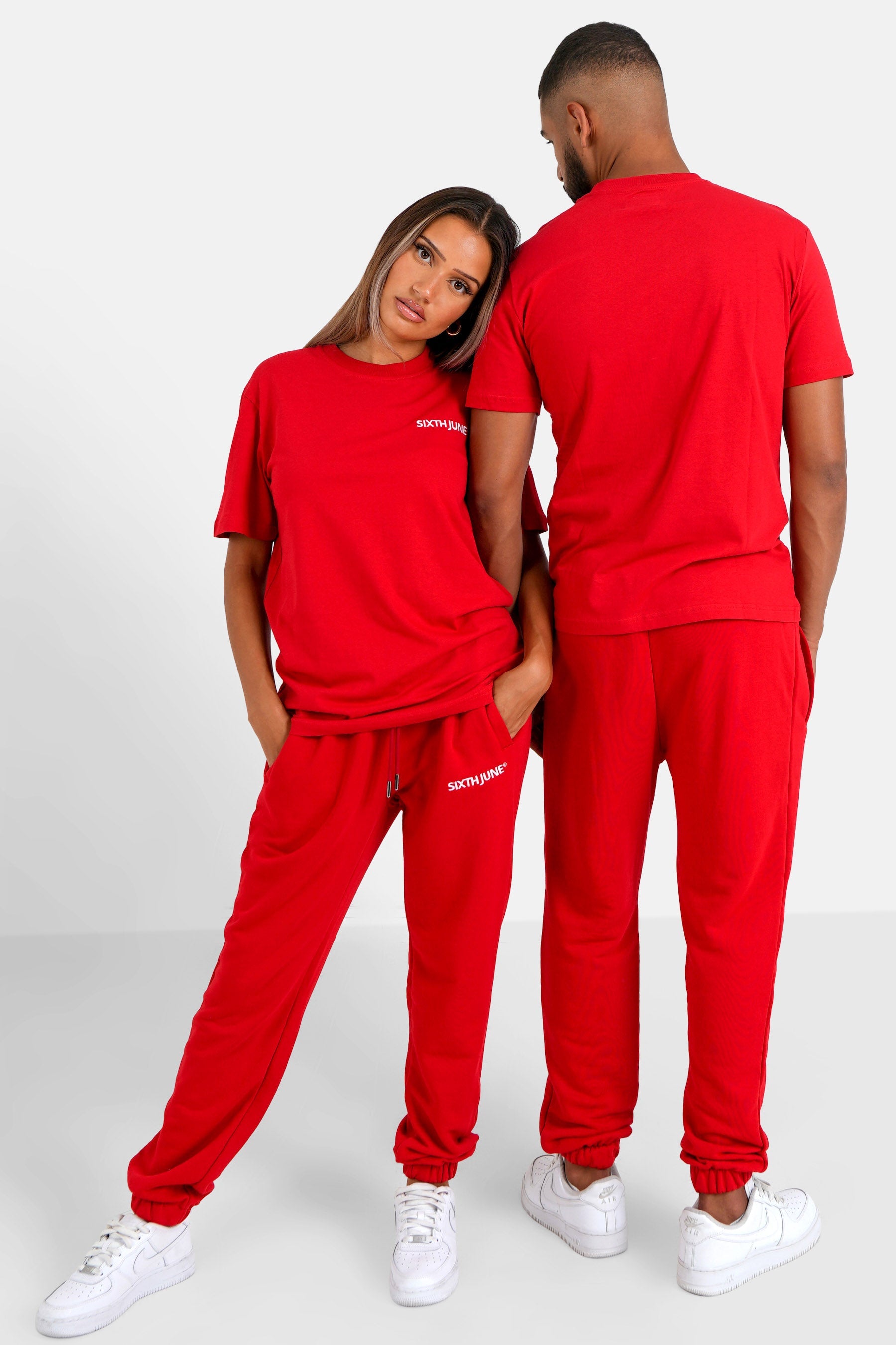 Sixth June - T-shirt soft logo brodé Rouge