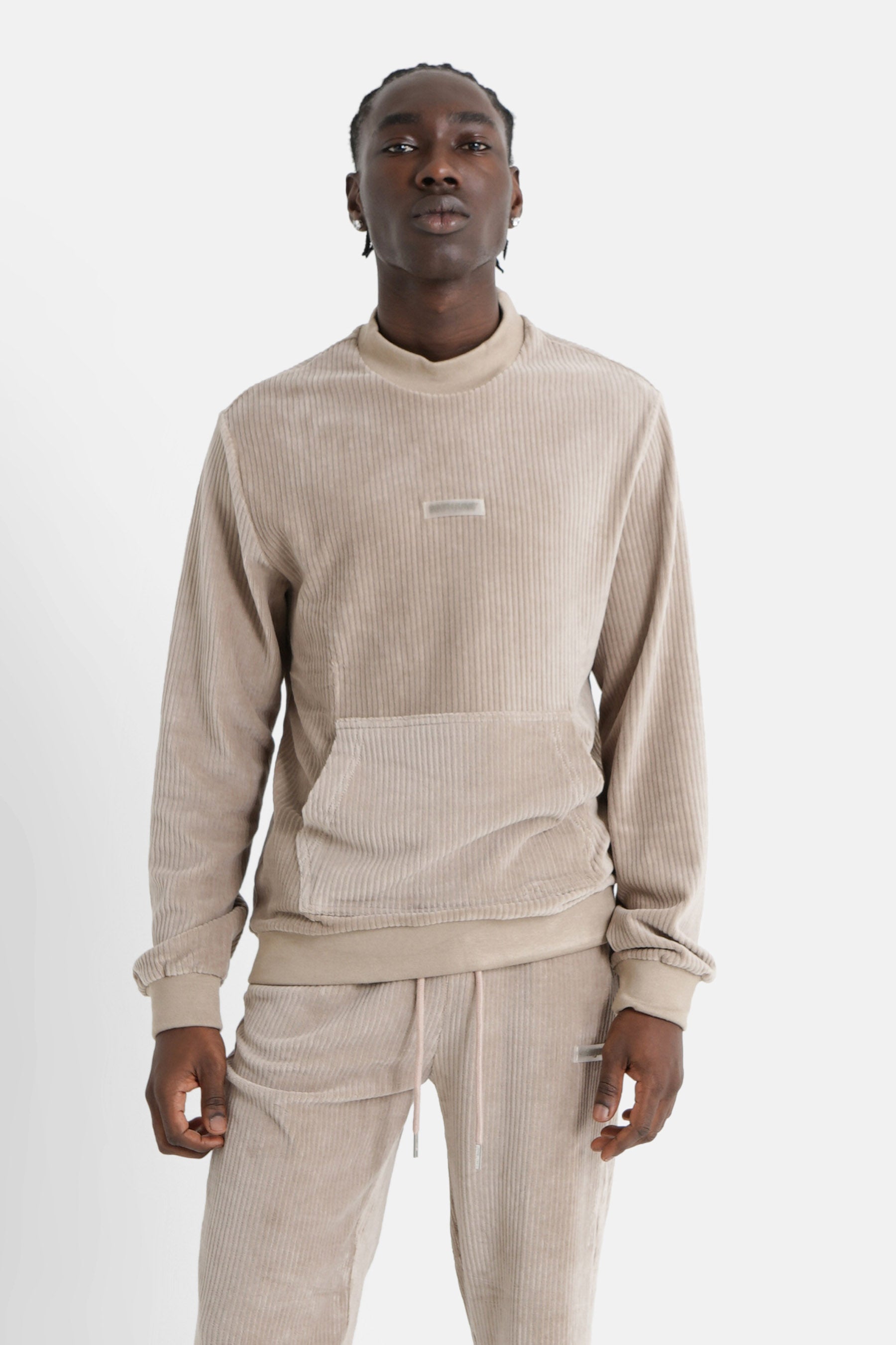 Sixth June - Sweat cosy logo brodé Vert clair