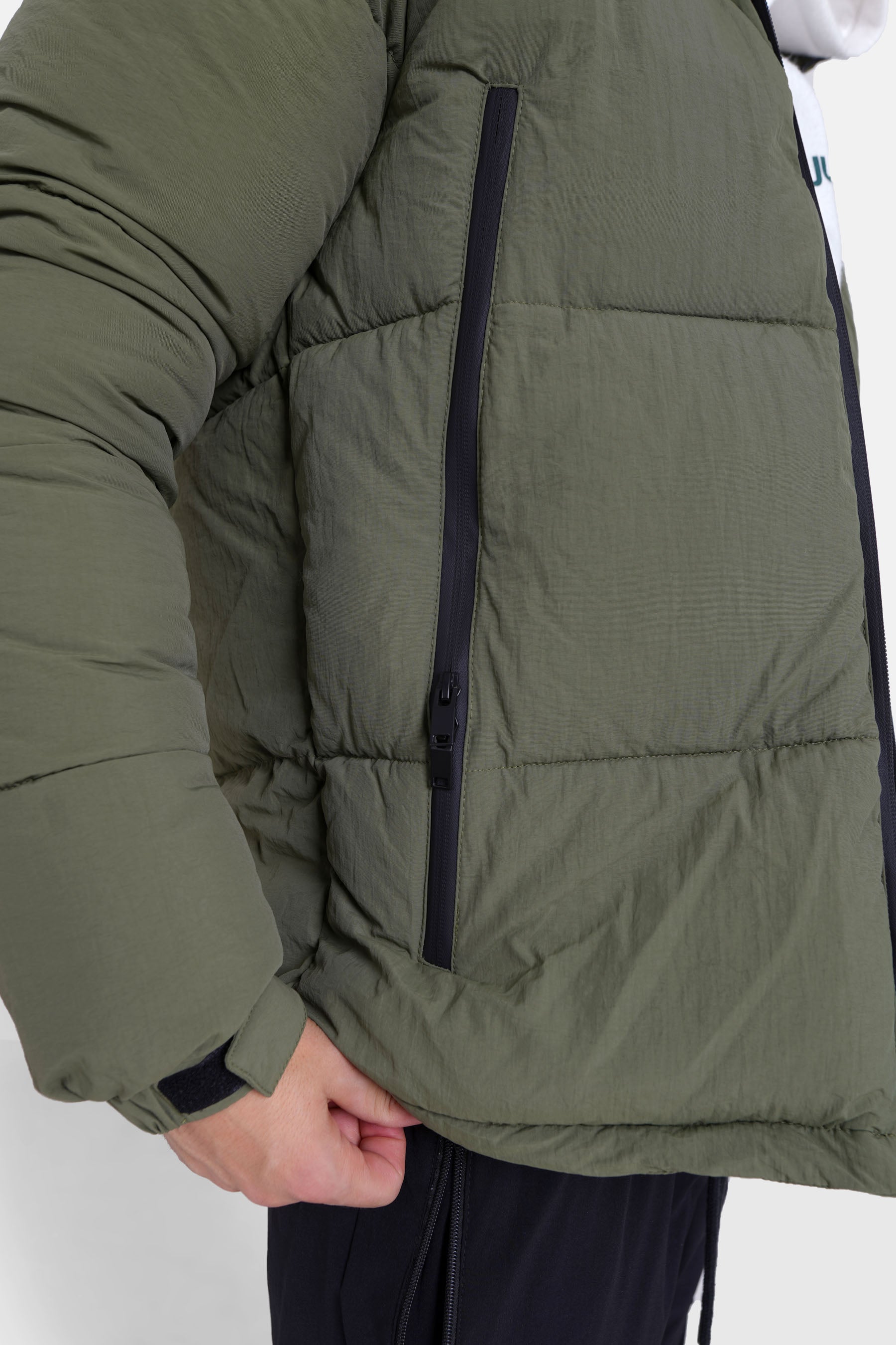 Sixth June - Doudoune zips logo Vert