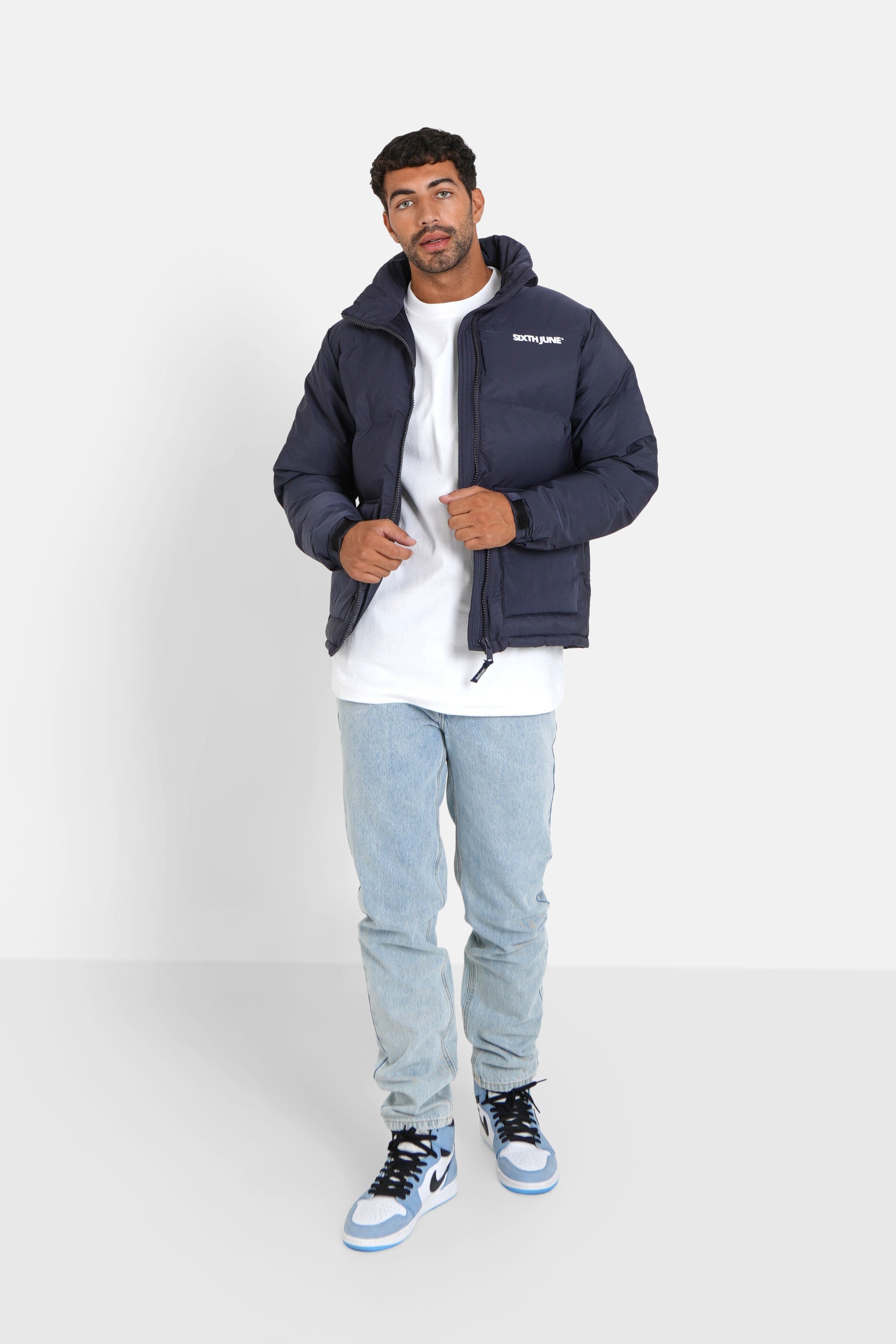 Sixth June - Doudoune courte matelassée Bleu